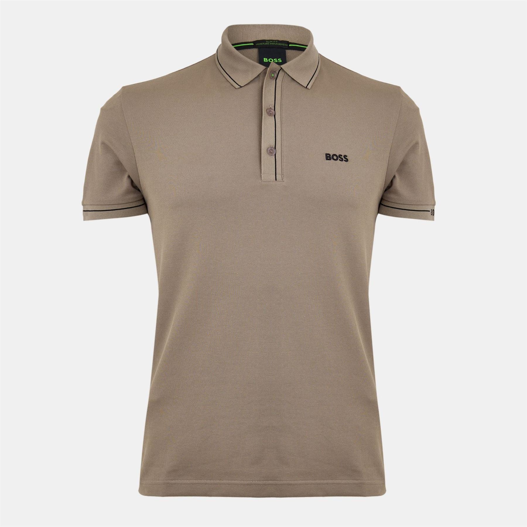 Boss Collared Neck Short Sleeve Regular Fit Shirt