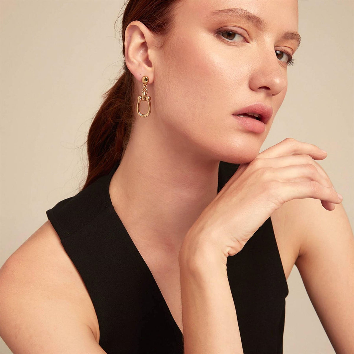 UNOde50 18k Gold Plated Earrings