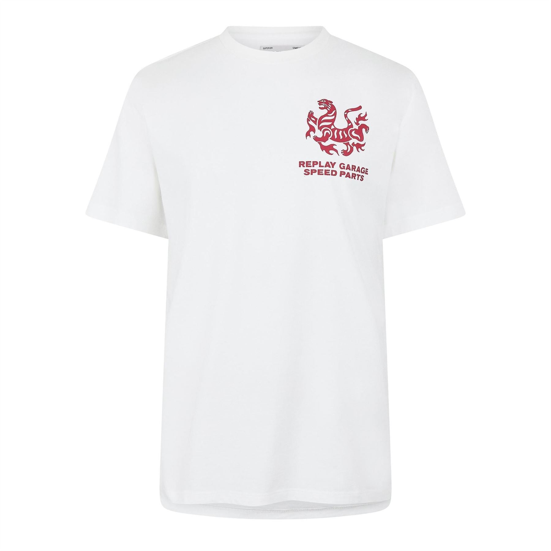 Replay Regular Fit Crew Neck Short Sleeve T-Shirt