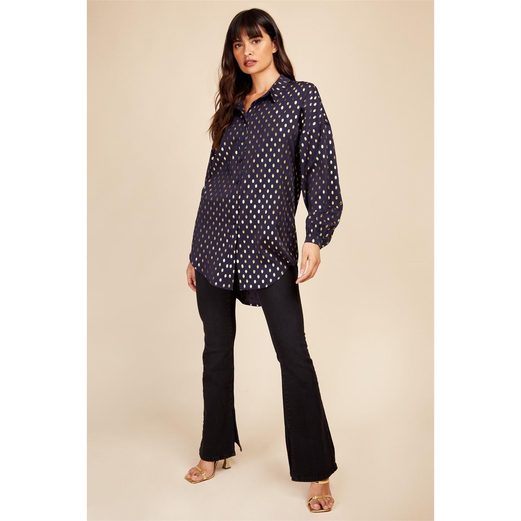 Little Mistress Relaxed Fit Long Sleeve Shirt