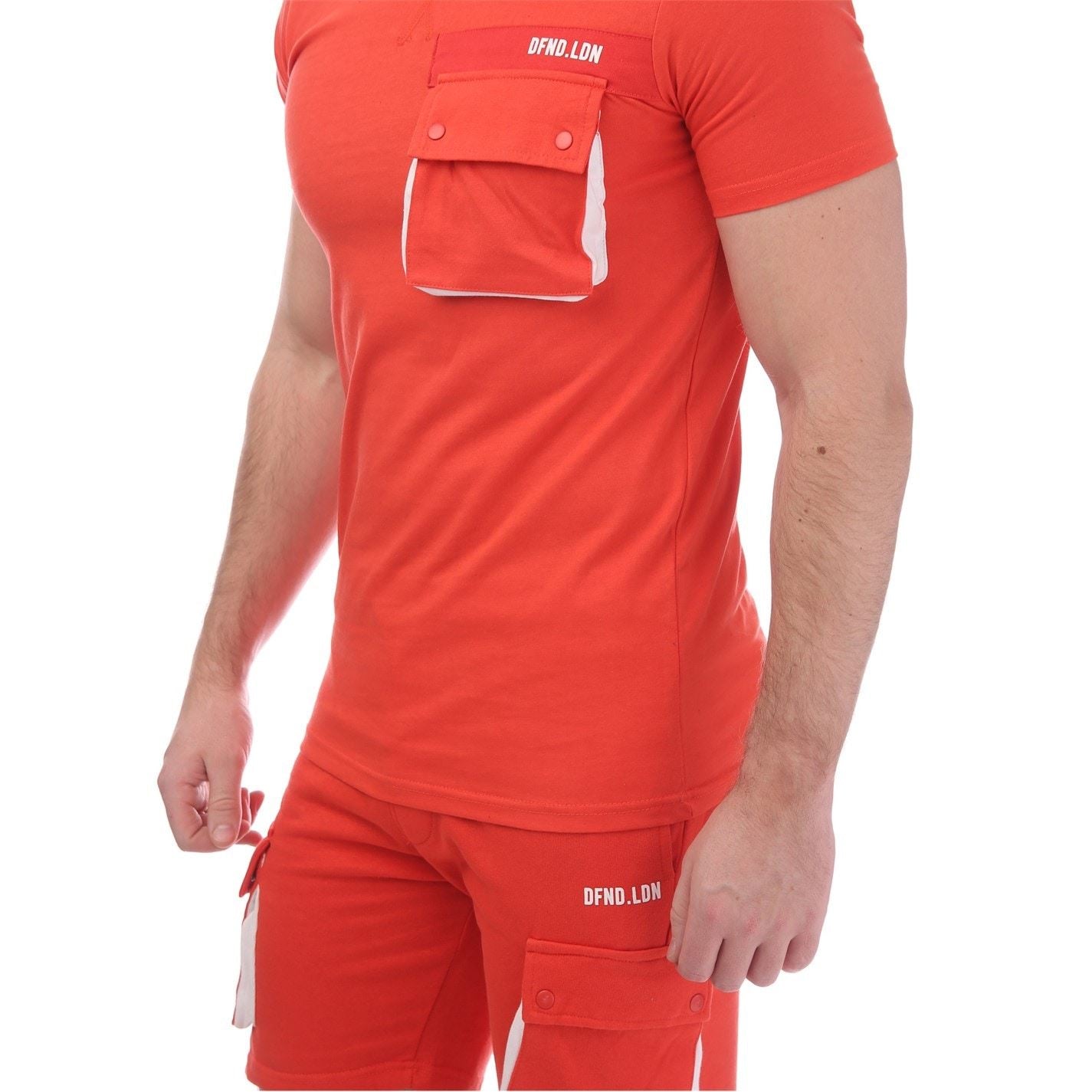 DFND London Dfndl Crater Top And Shorts Set