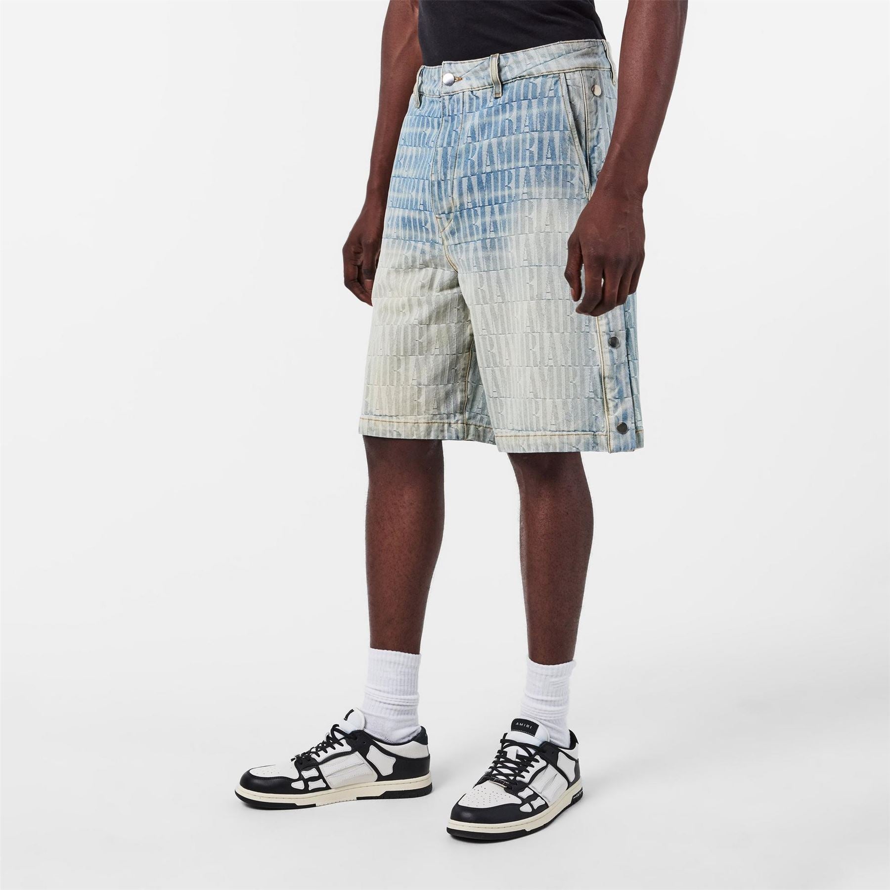 Amiri Jacquard Denim Shorts
