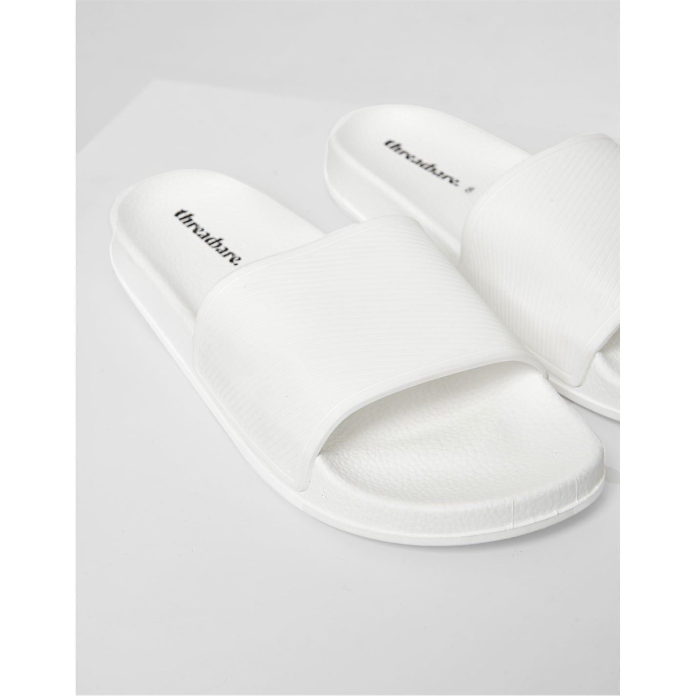 Threadbare Arlo Open Toe Textured Slide Sandals