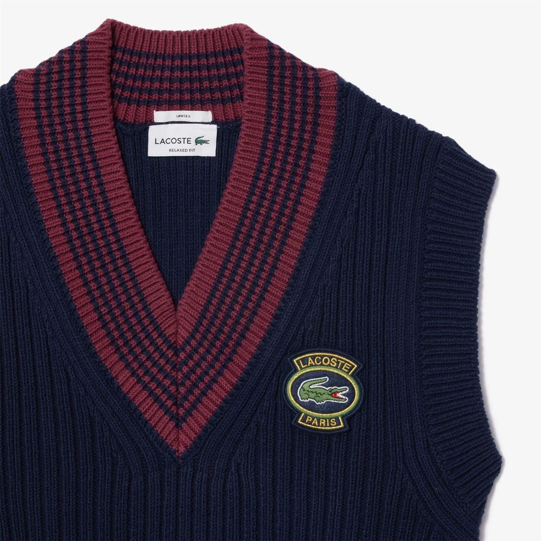 Lacoste Cotton Badge Accent Tennis Sweater