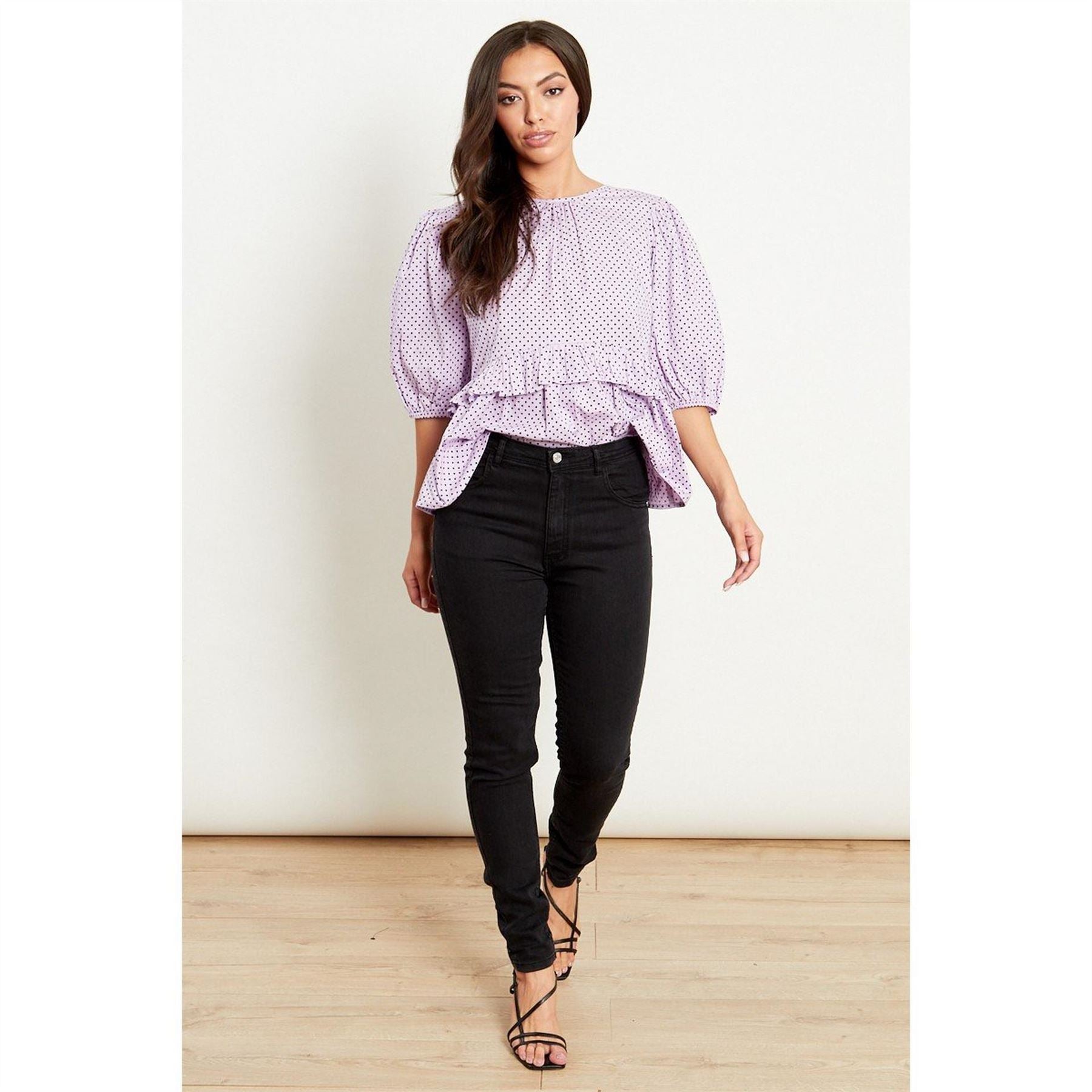 Wednesday Girls High Waist Skinny Trouser