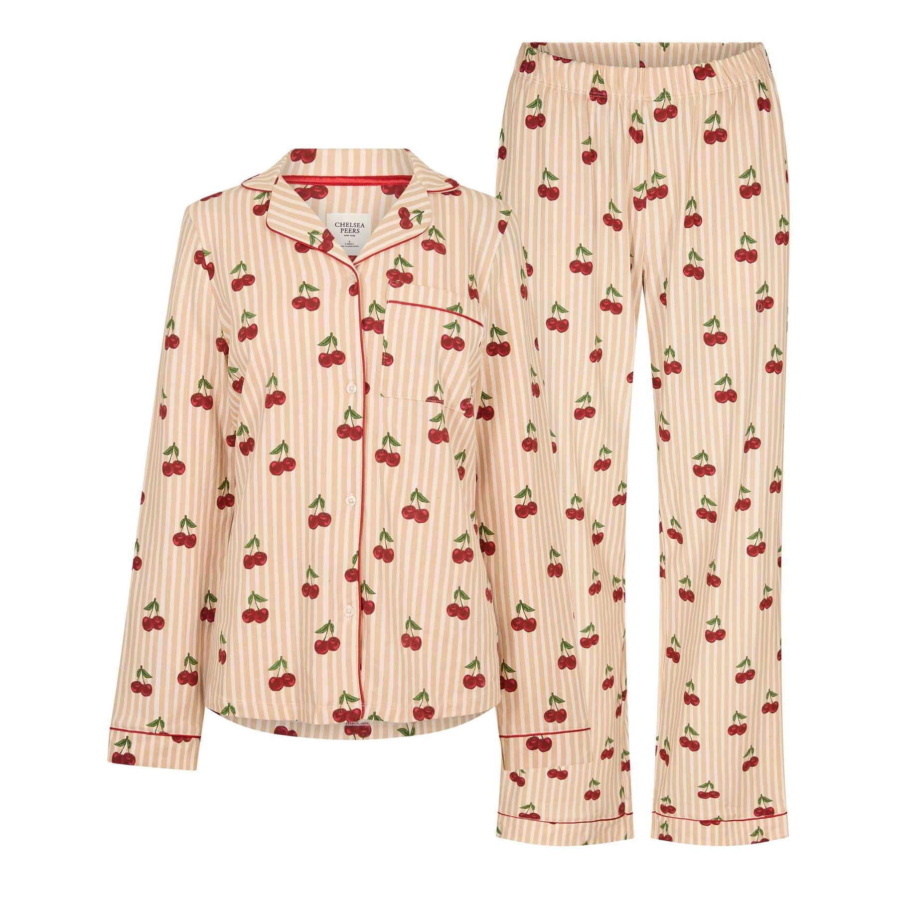 Chelsea Peers Cotton Long Sleeve Pyjama Set