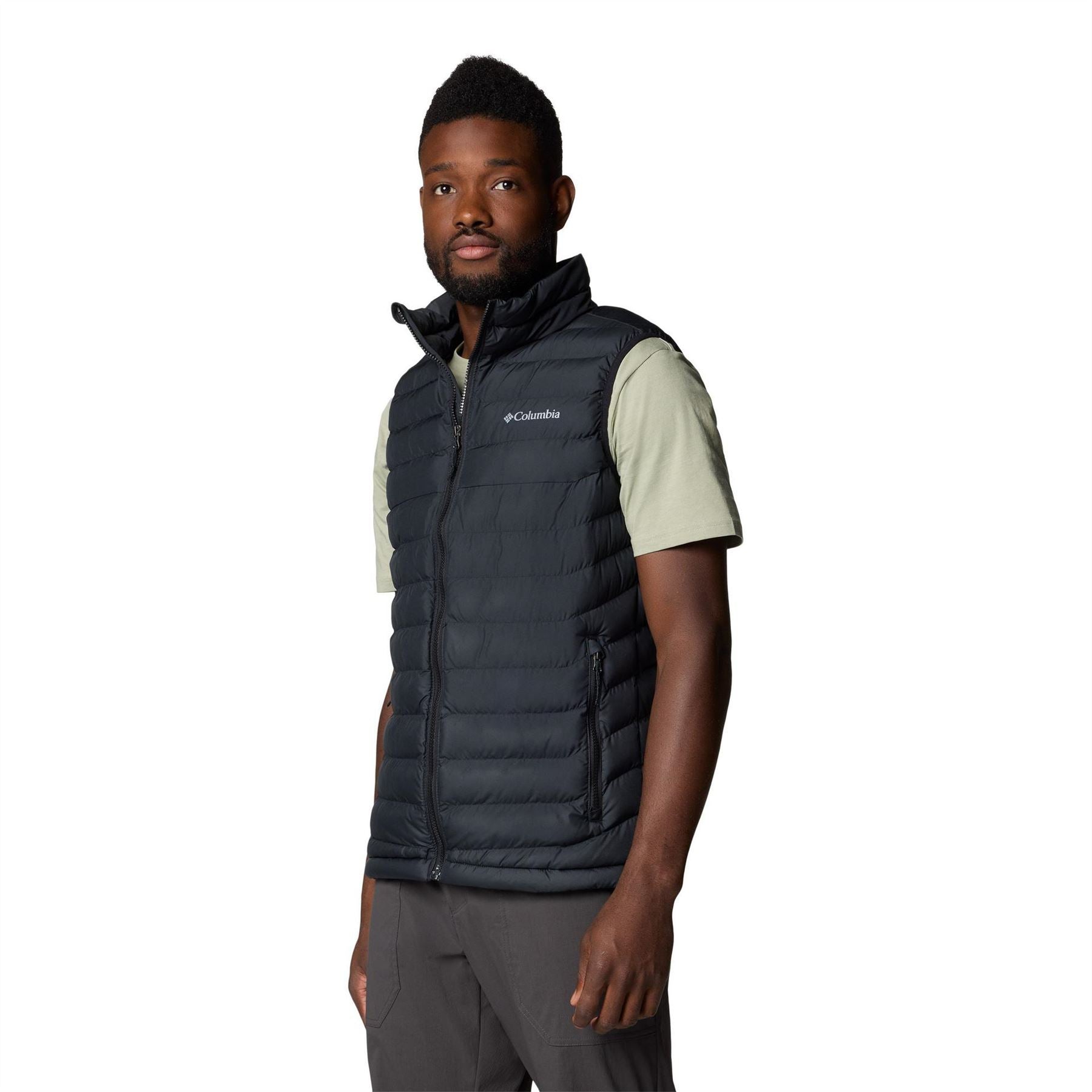 Columbia Powder Lite Water Resistant Thermal Reflective Sleeveless Gilet
