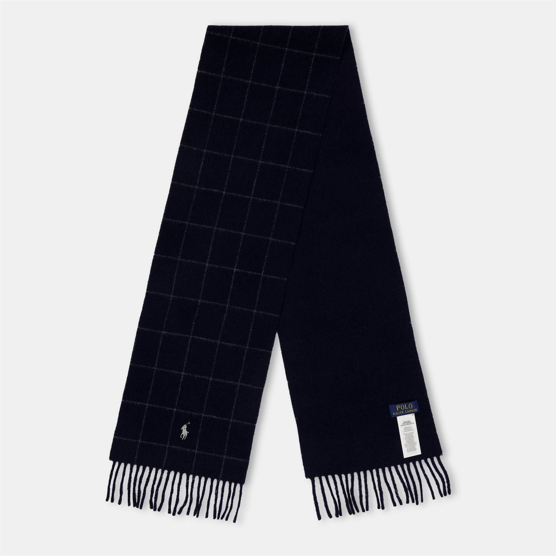 Polo Ralph Lauren Plaid Wool Blend Scarf