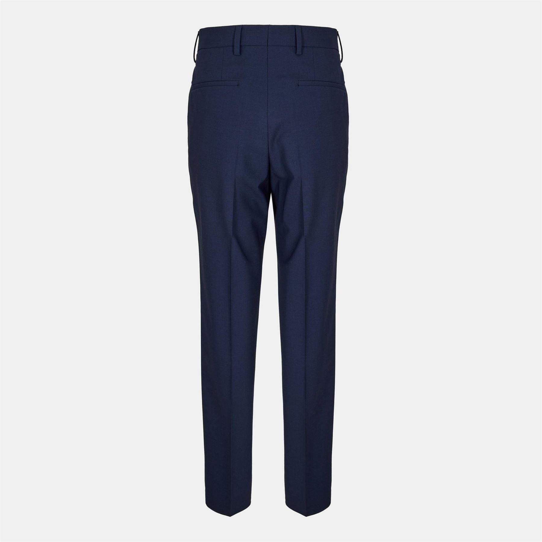 Boss Genius Solid Patterned Straight Chinos