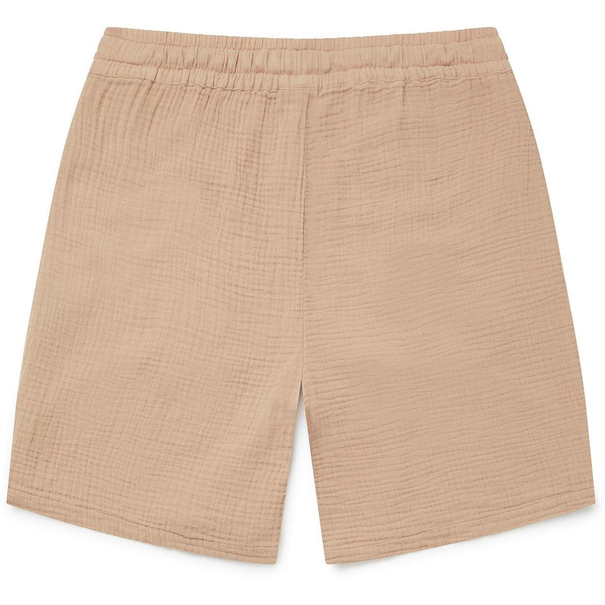 Albam Crinkle Solid Bermuda Shorts