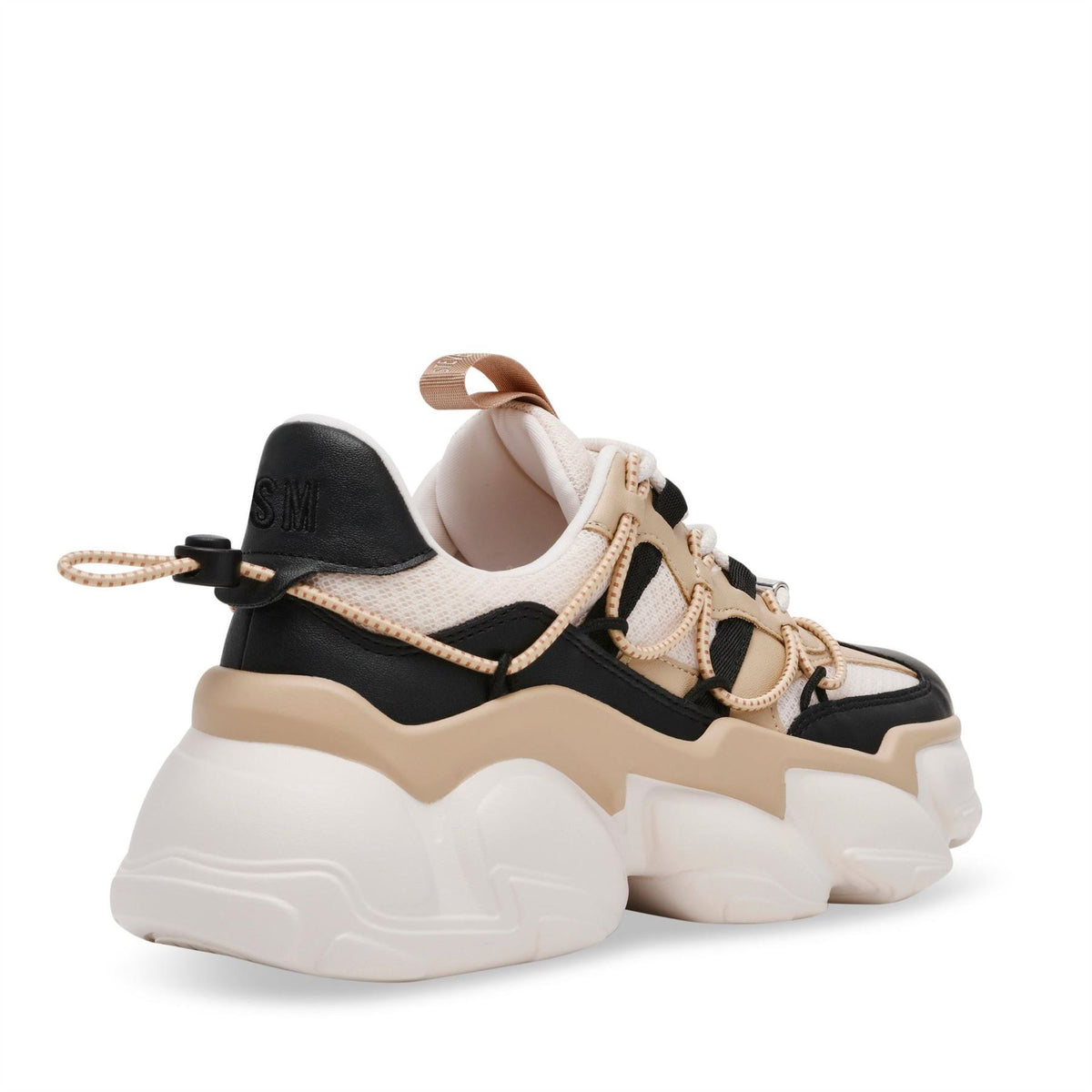 Steve Madden Spectator Lace Up Flat Chunky Heel Sneakers