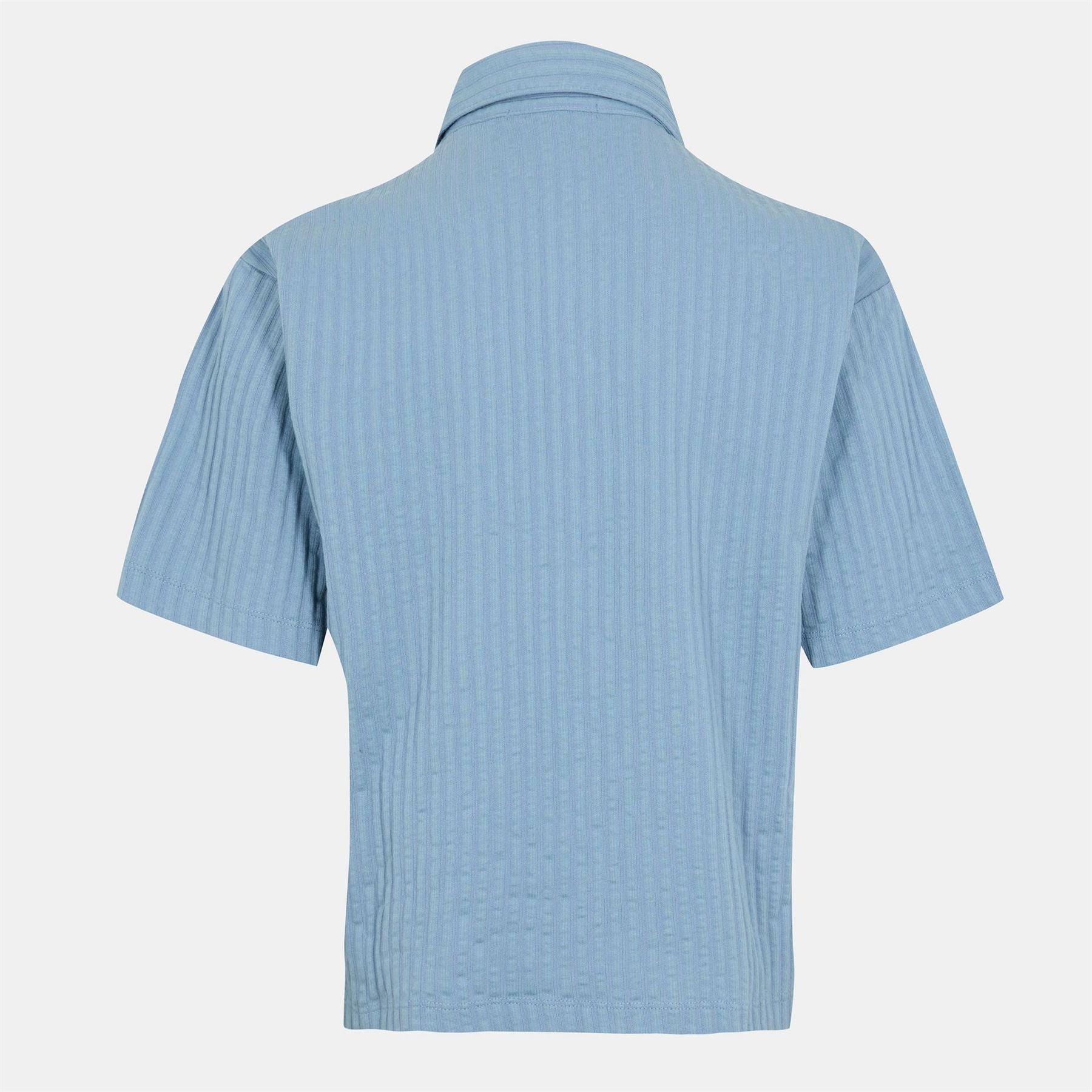 Vans Bedford Knitted Button Up Short Sleeve Plain Shirt
