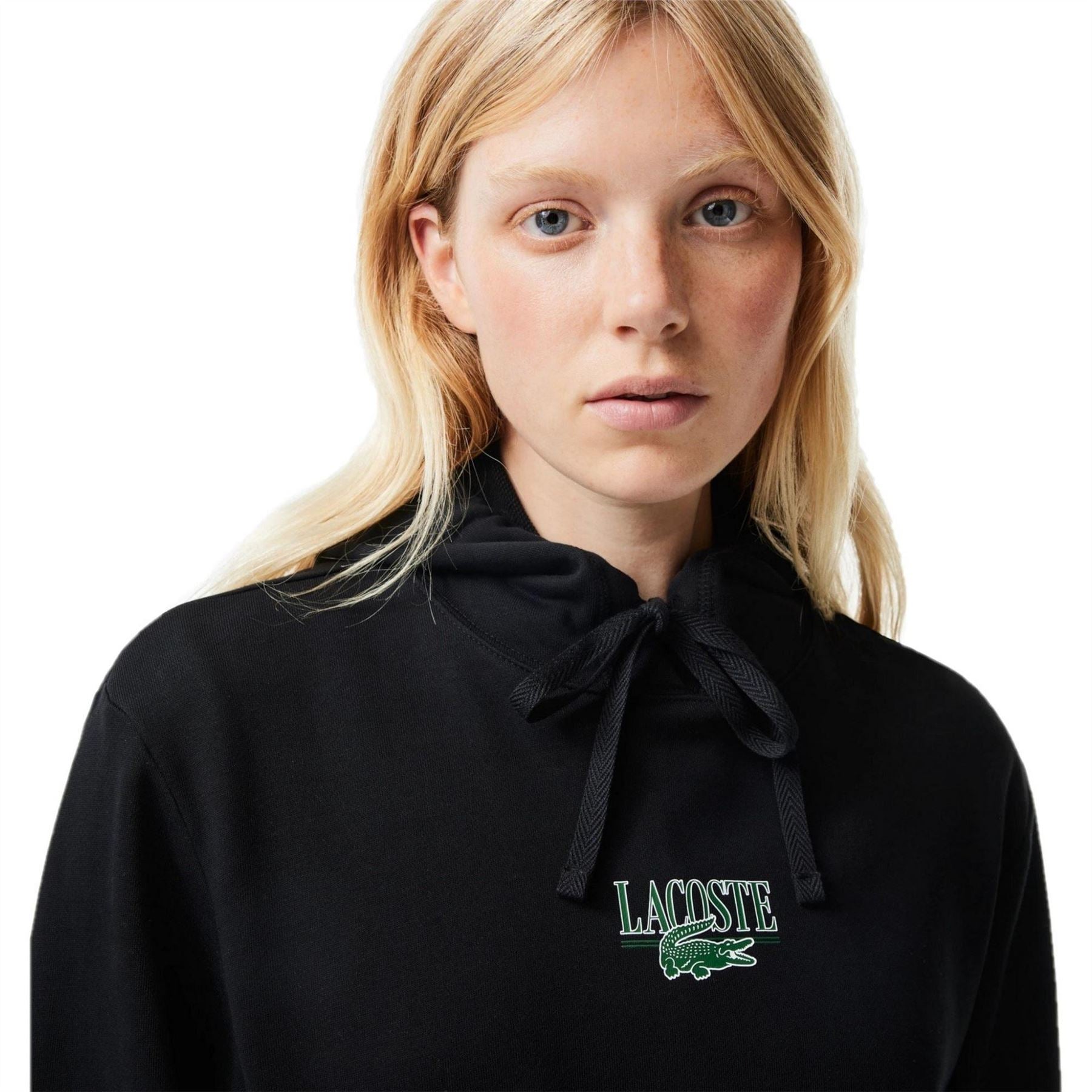 Lacoste Hooded Neck Long Sleeve Sweatshirt