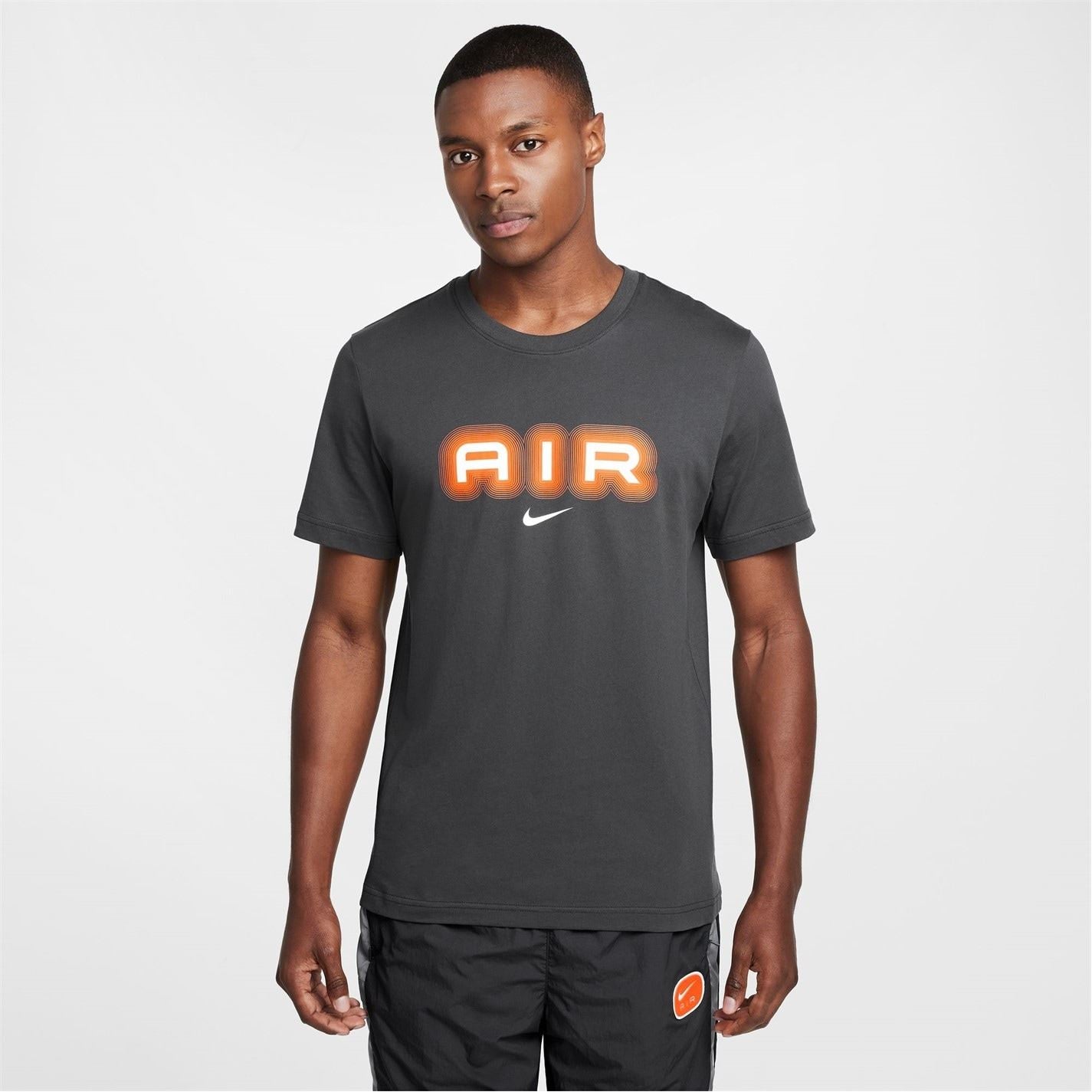 Nike Regular Fit Arch Lettering Crew Neck T-Shirt
