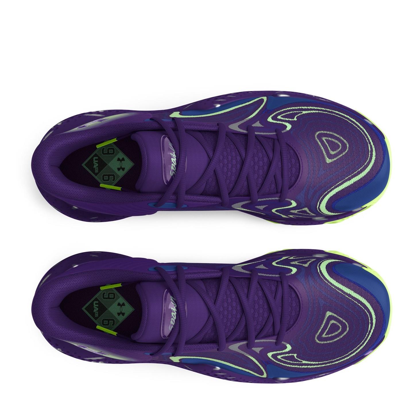 Under Armour Spawn 6 Mid Graphic Print Basketball Trainers