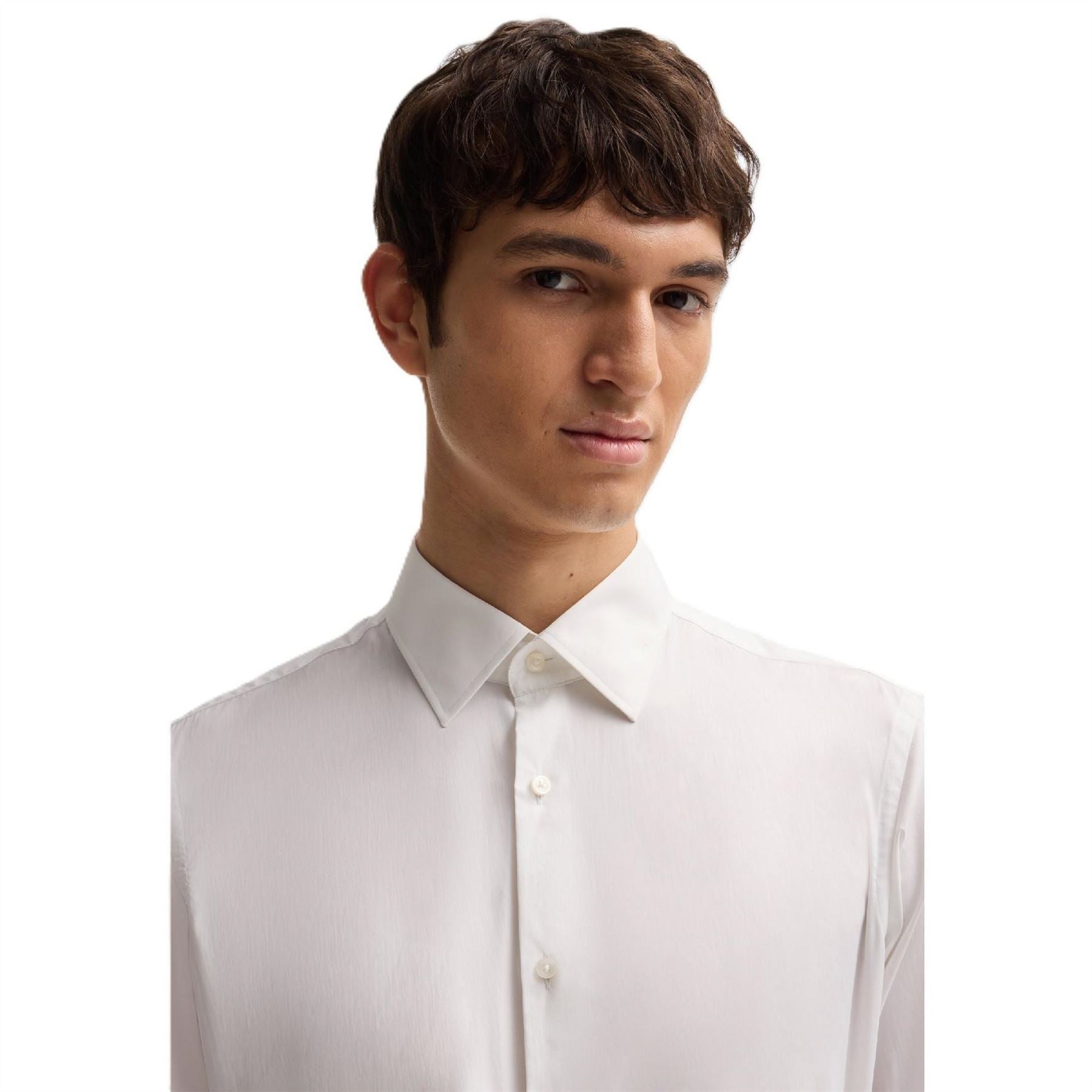Boss Joe Point Collar Long Sleeve Oxford Shirt