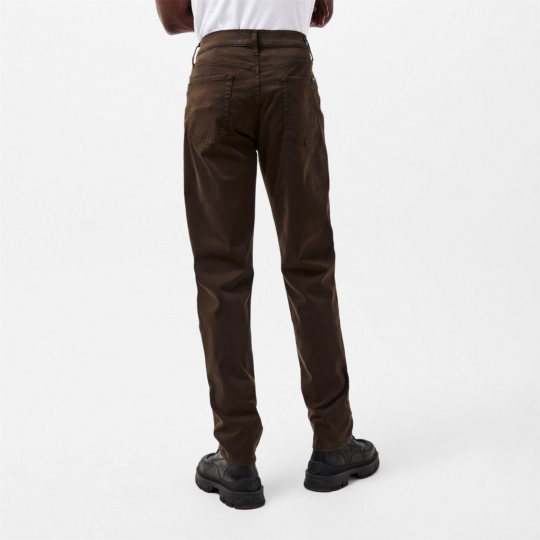 7 For All Mankind Slimmy Sateen Solid Patterned Five Pocket