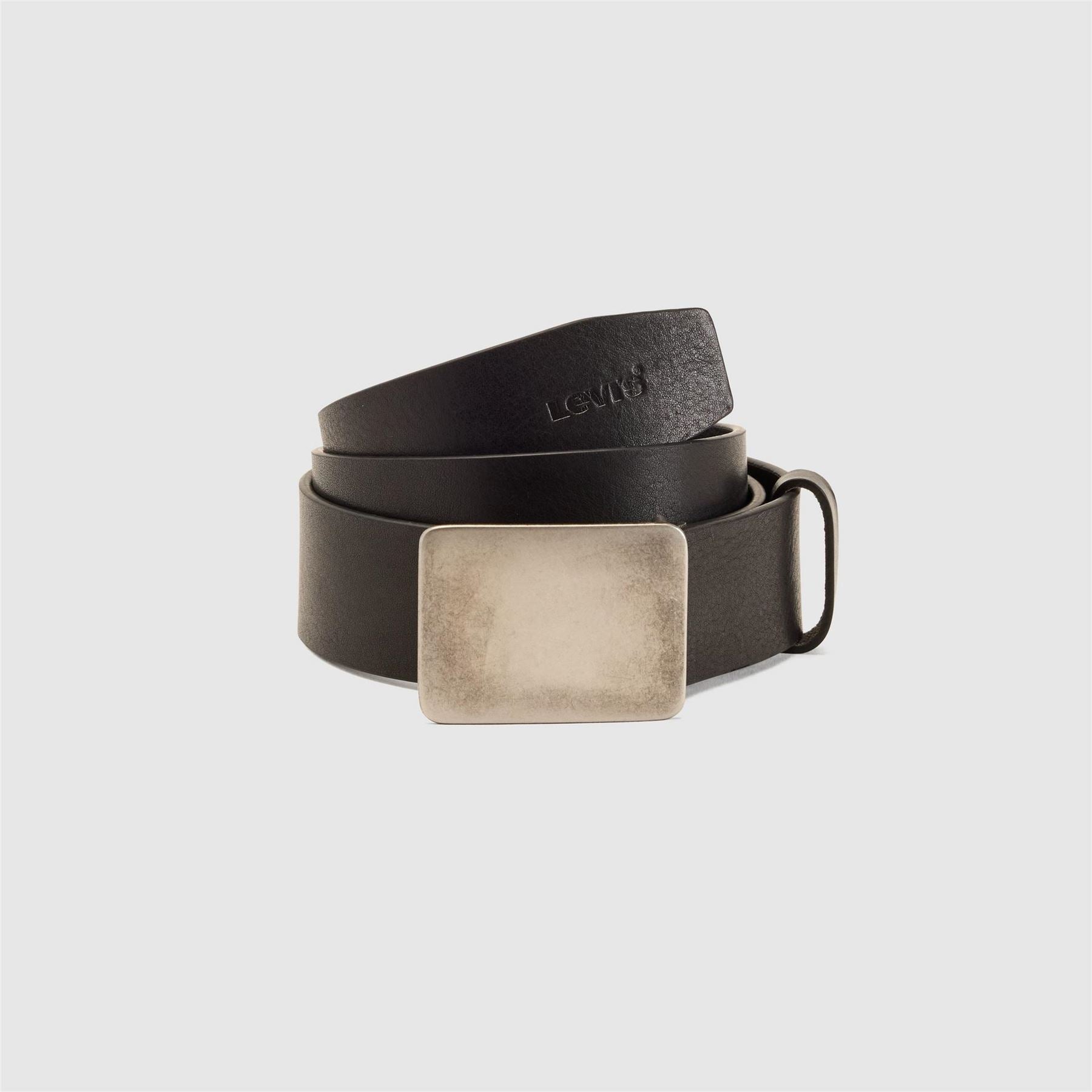 Levis Plaque Buckle Leather Belt