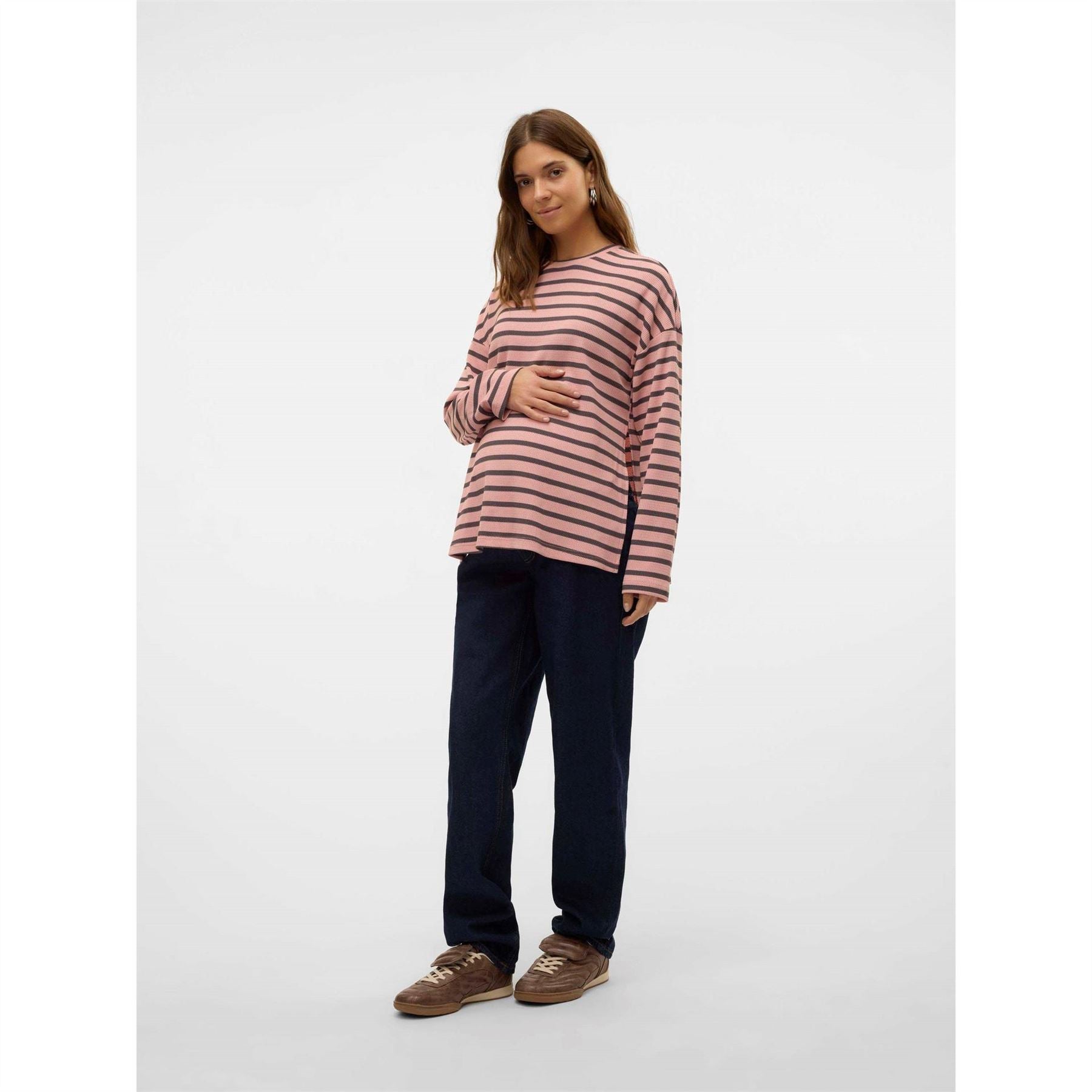 Mamalicious Mama Long Sleeve Regular Fit T-Shirt