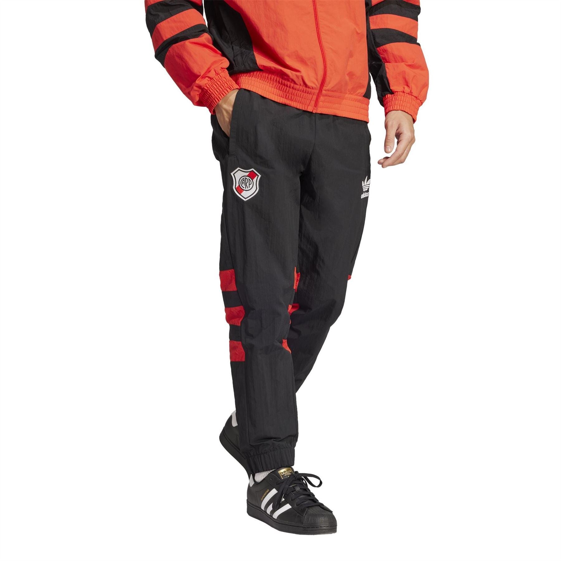adidas River Plate 1994 Elasticated Cuffs Lined Tracksuit Bottoms