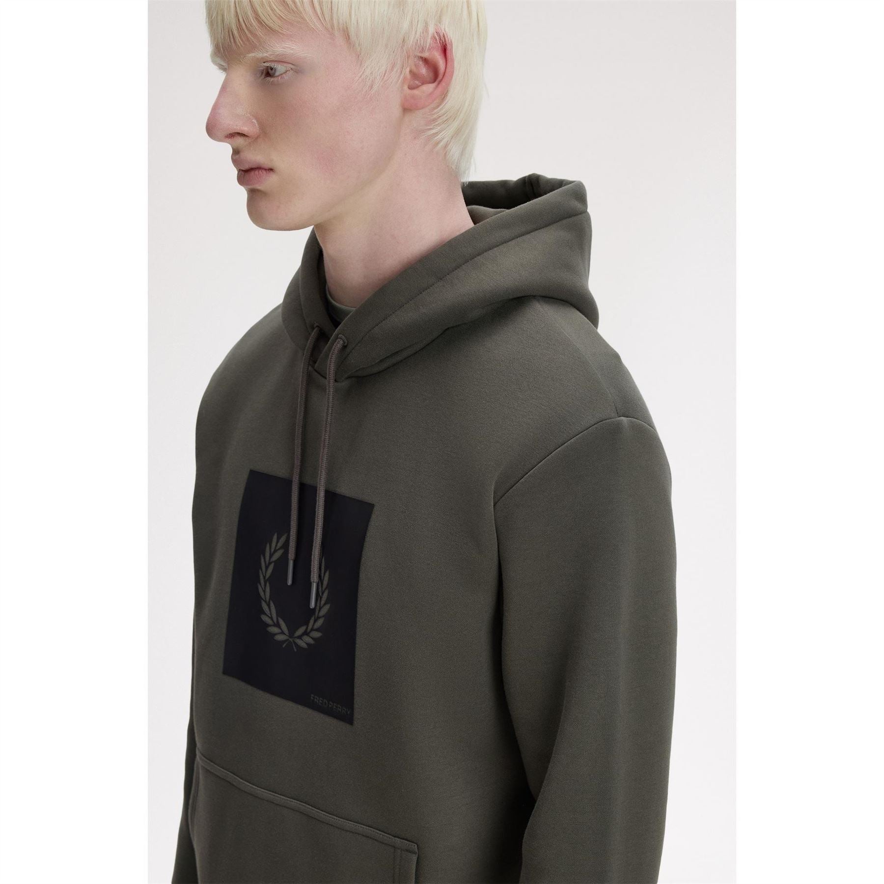 Fred Perry Box Graphic Pull Over Hoodie