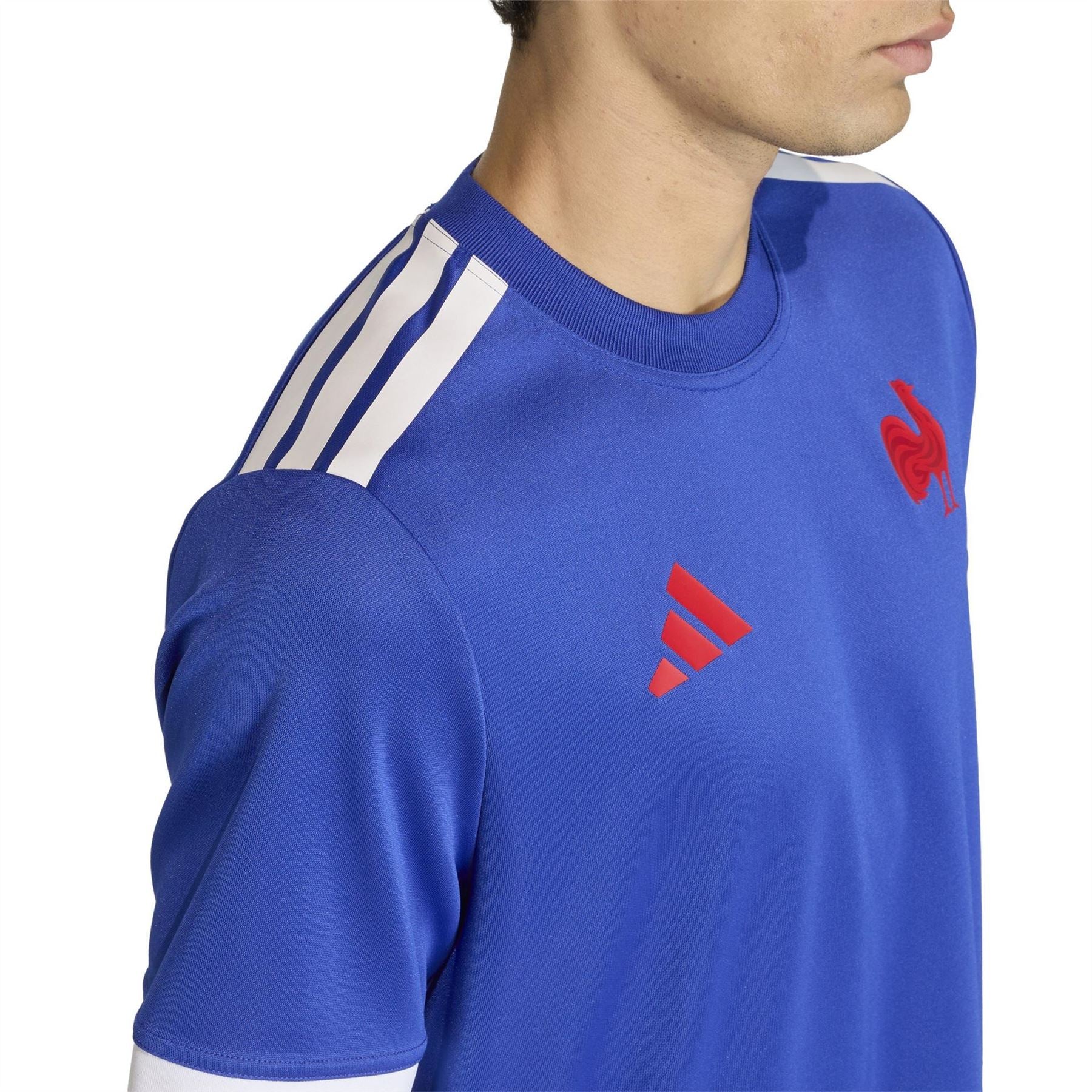 adidas Mens France Rugby Home T-Shirt 2026