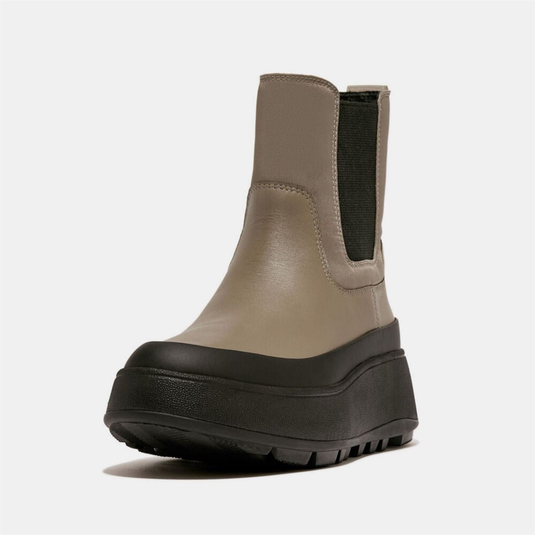 Fitflop Mode Water Resistant Flatform Chelsea Boots
