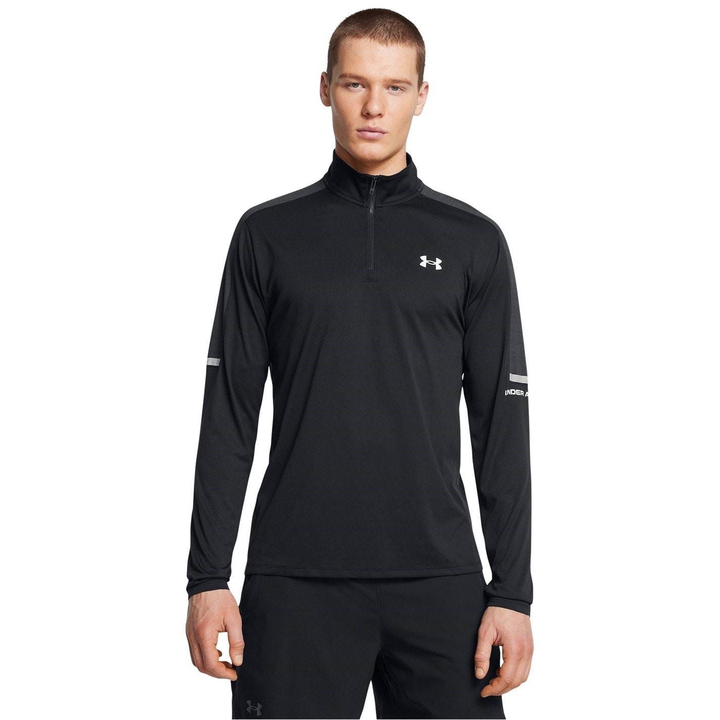 Under Armour Tech Zip Neck Long Sleeve Raglan Sweatshirt