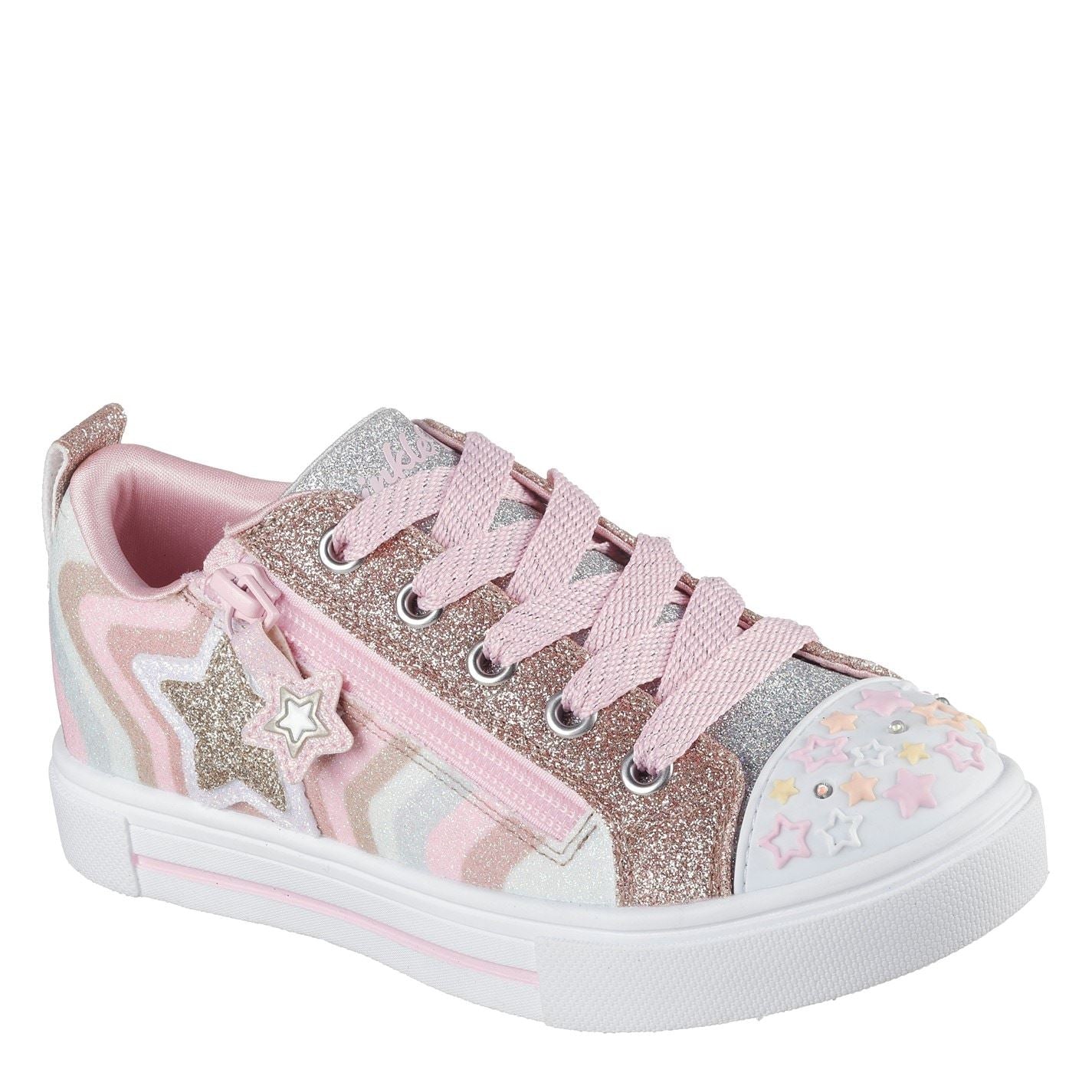 Skechers Twinkle Sparks Graphic Print Low Top Sneakers