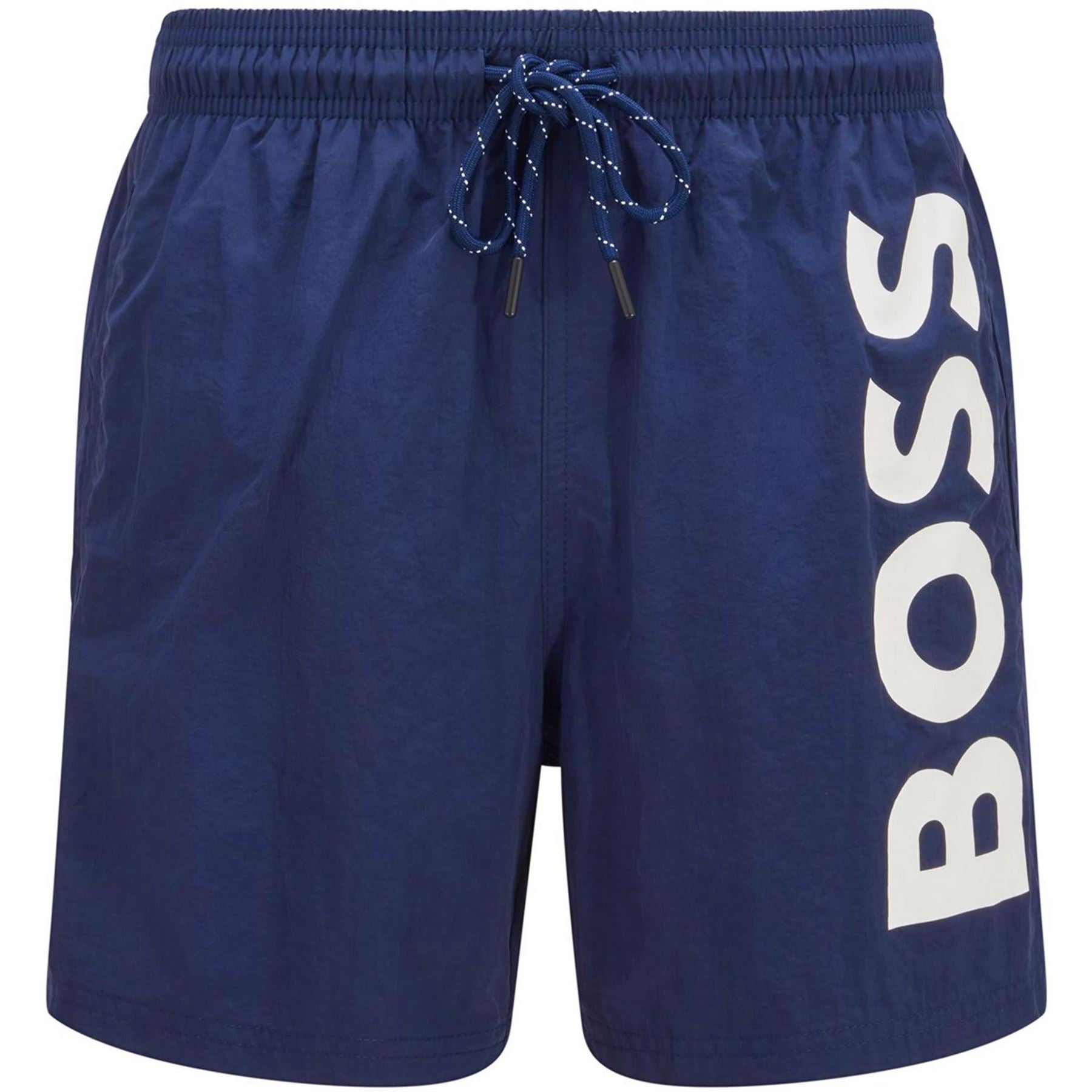 Boss Octopus Swim Shorts With Bold  Branding