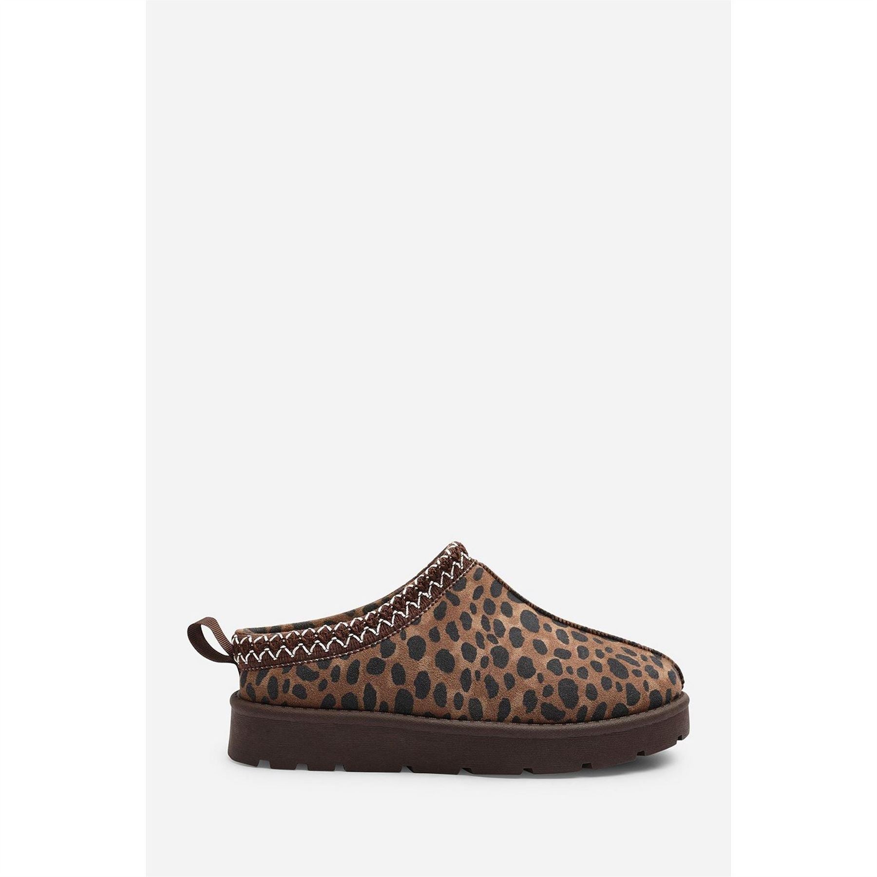 Wheres That From Aztec Detail Faux Fur Lining Mini Boots