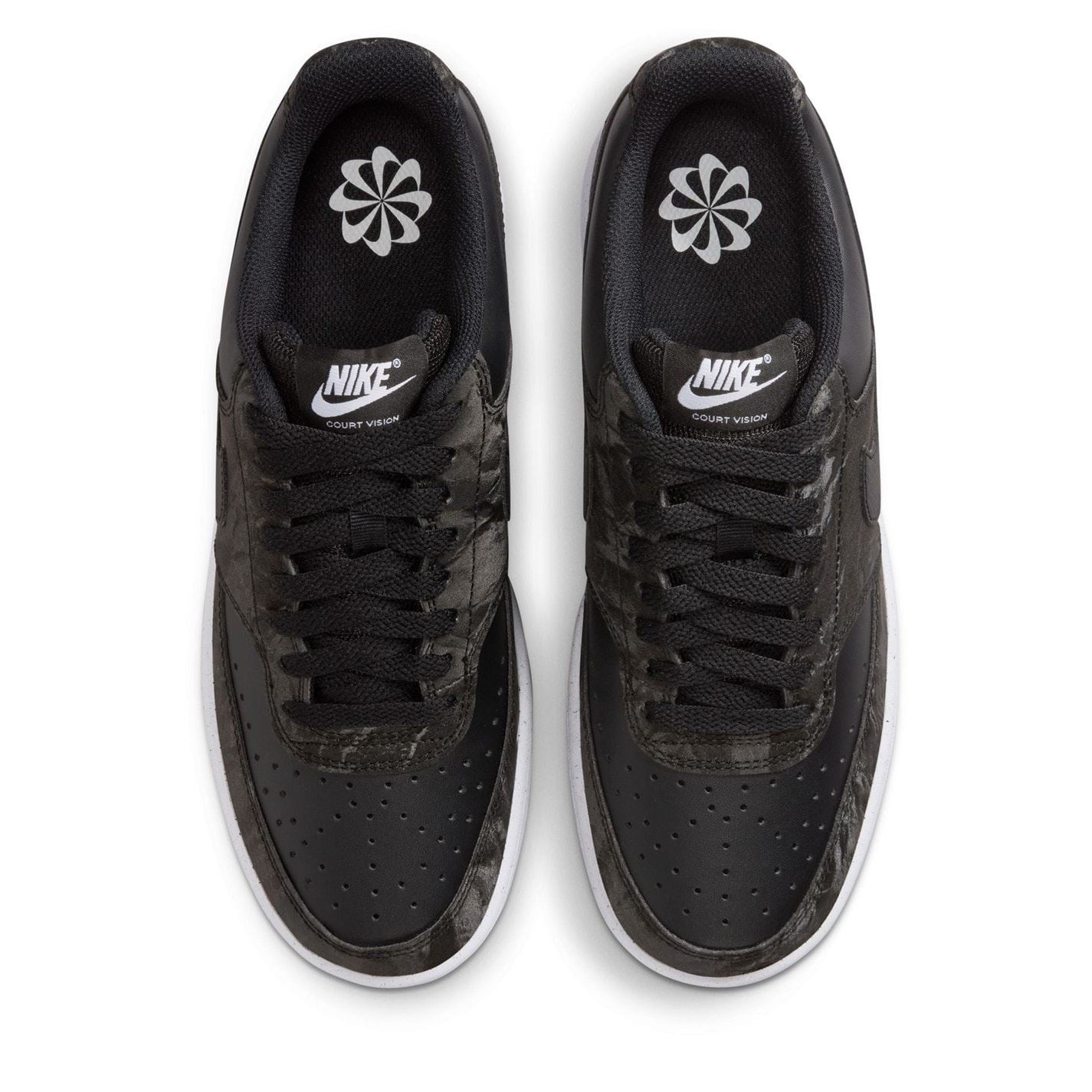 Nike Court Vision Marble Patterned Low Top Court Shoes