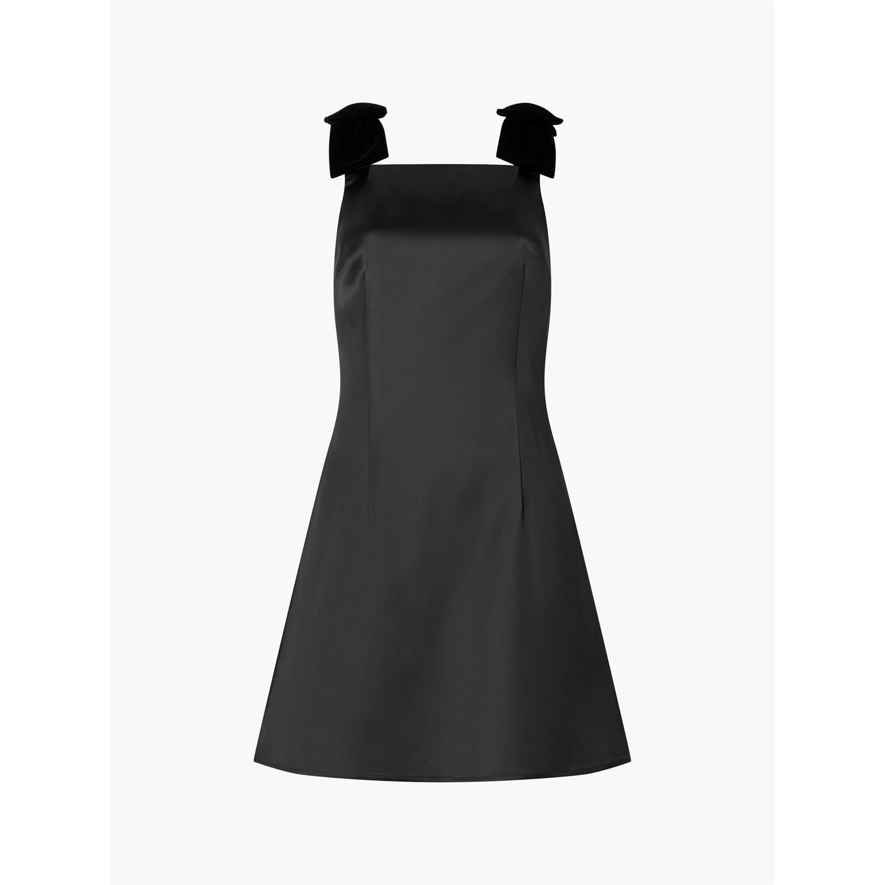 French Connection Carey Square Neck Mini A-Line Dress