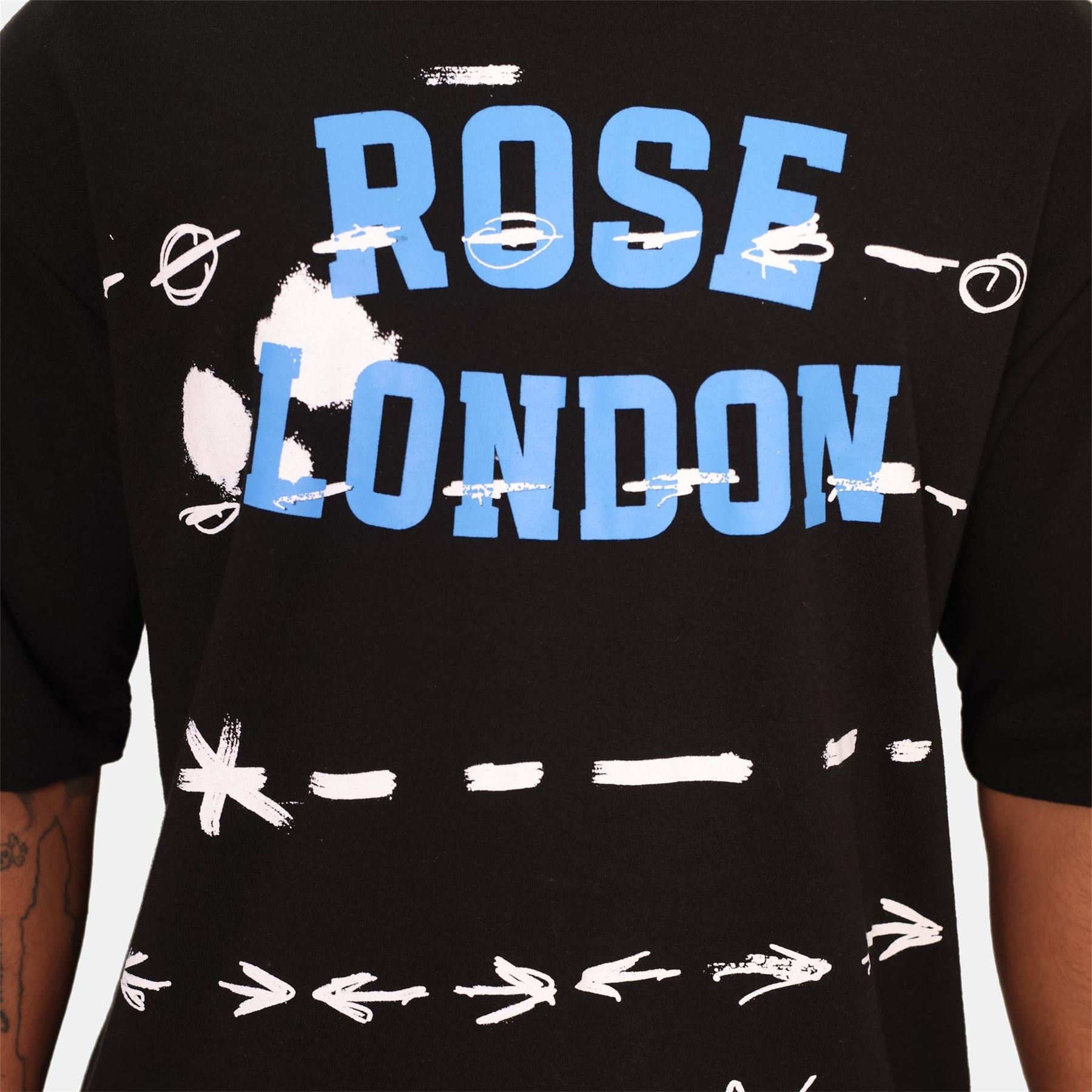 Rose London London Graffiti Stripe T-Shirt