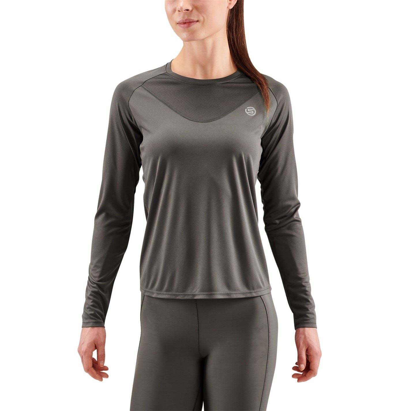 Skins Compression Crew Neck Long Sleeve T-Shirt