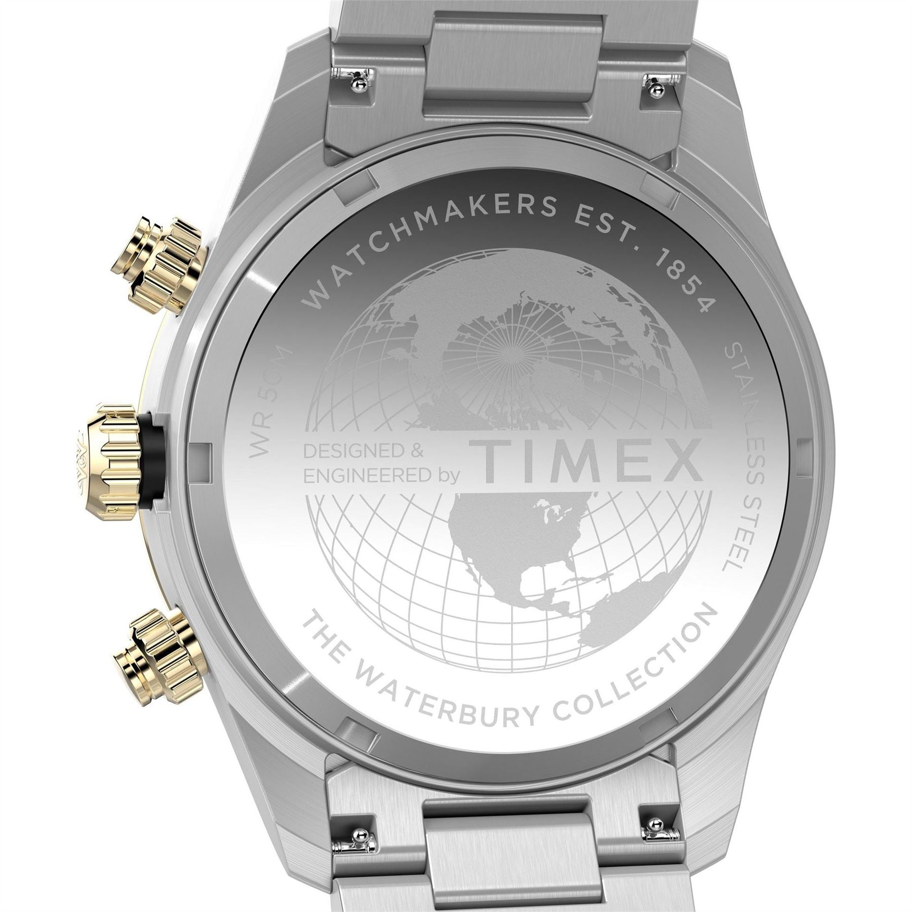Timex Analogue Steel Bracelet Strap Watch