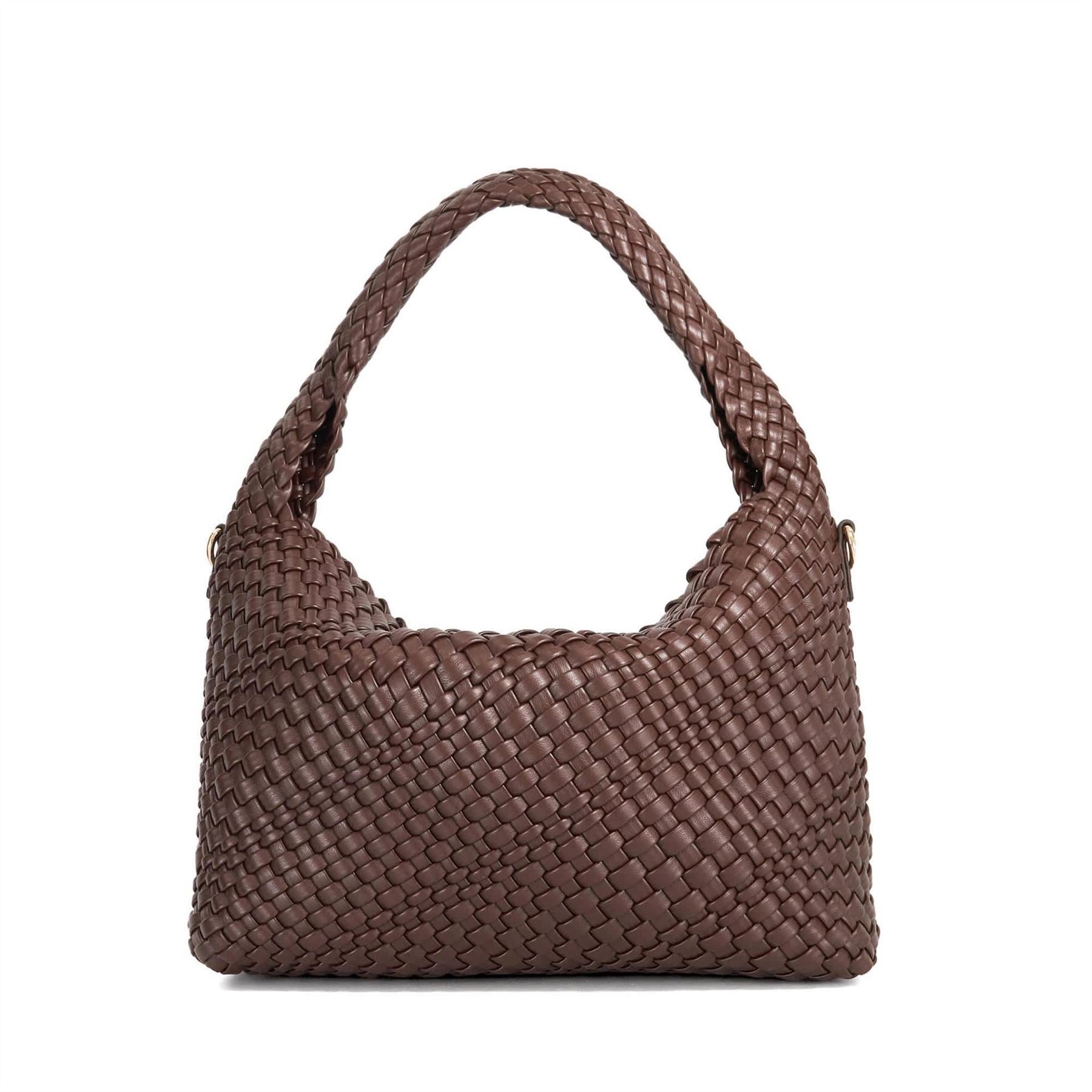 Dune London Delegating Basket Weave Hobo Bag with Chain