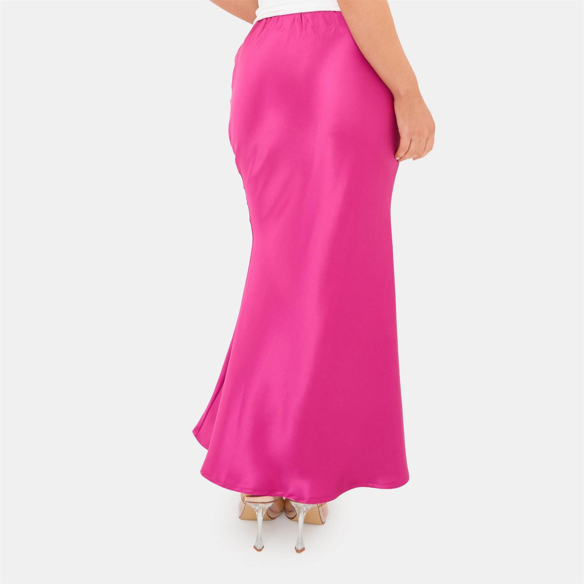 I Saw It First Bias Cut Maxi Skirt