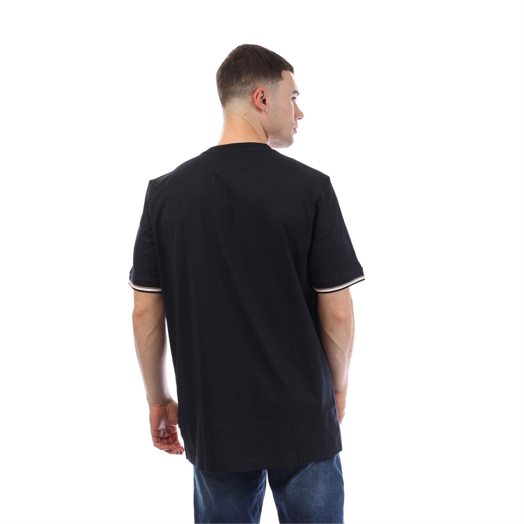 Boss Signature Stripe Cuffs T-Shirt