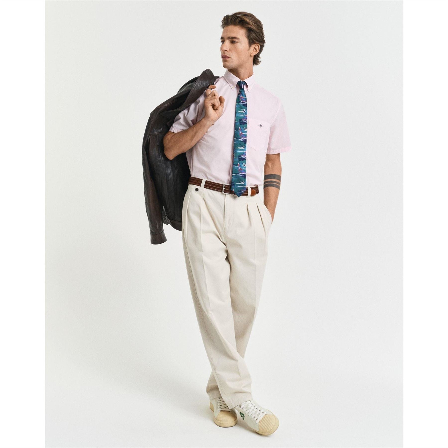 Gant Fit Classic Poplin Short Sleeve Shirt