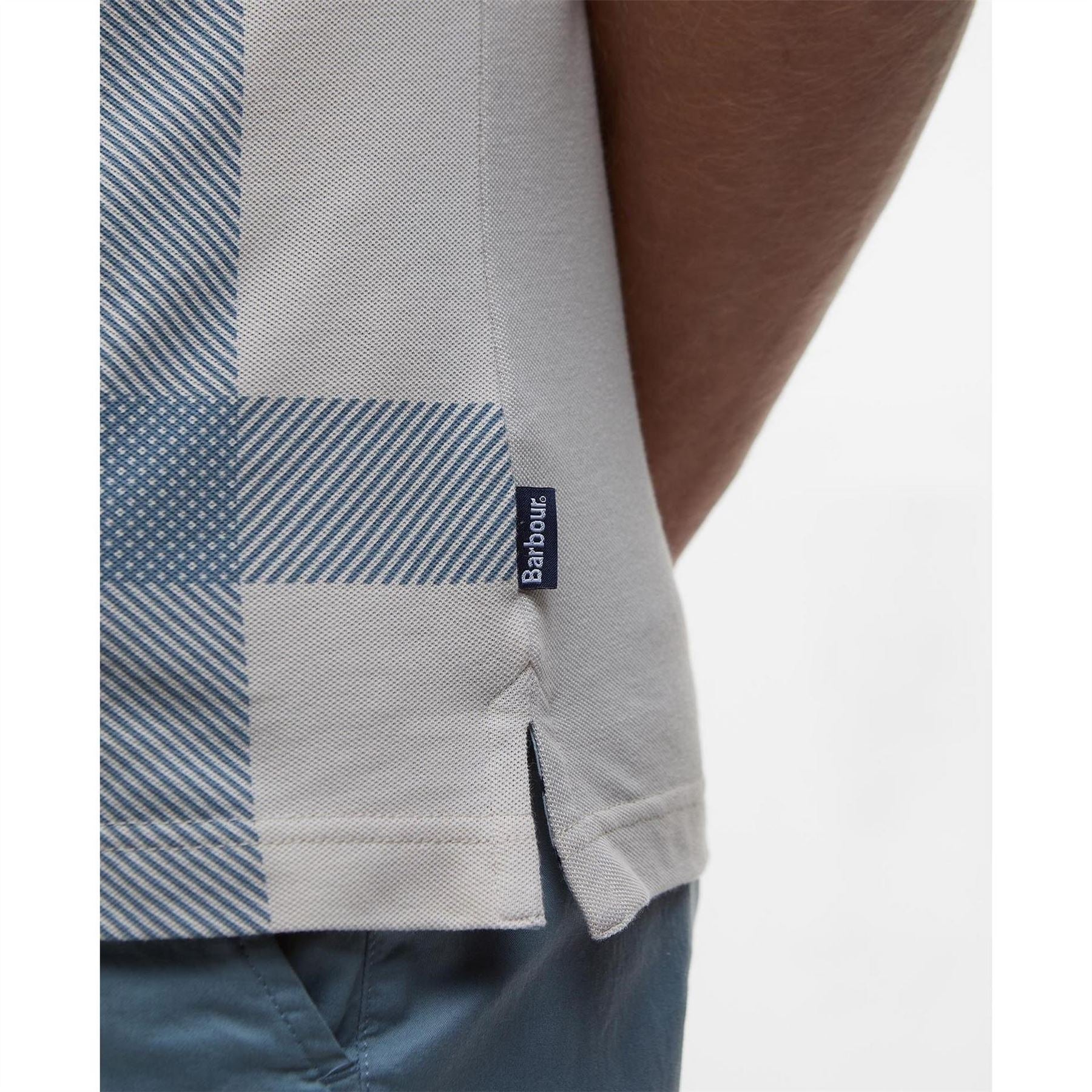 Barbour Tartan Short Sleeved Polo Shirt