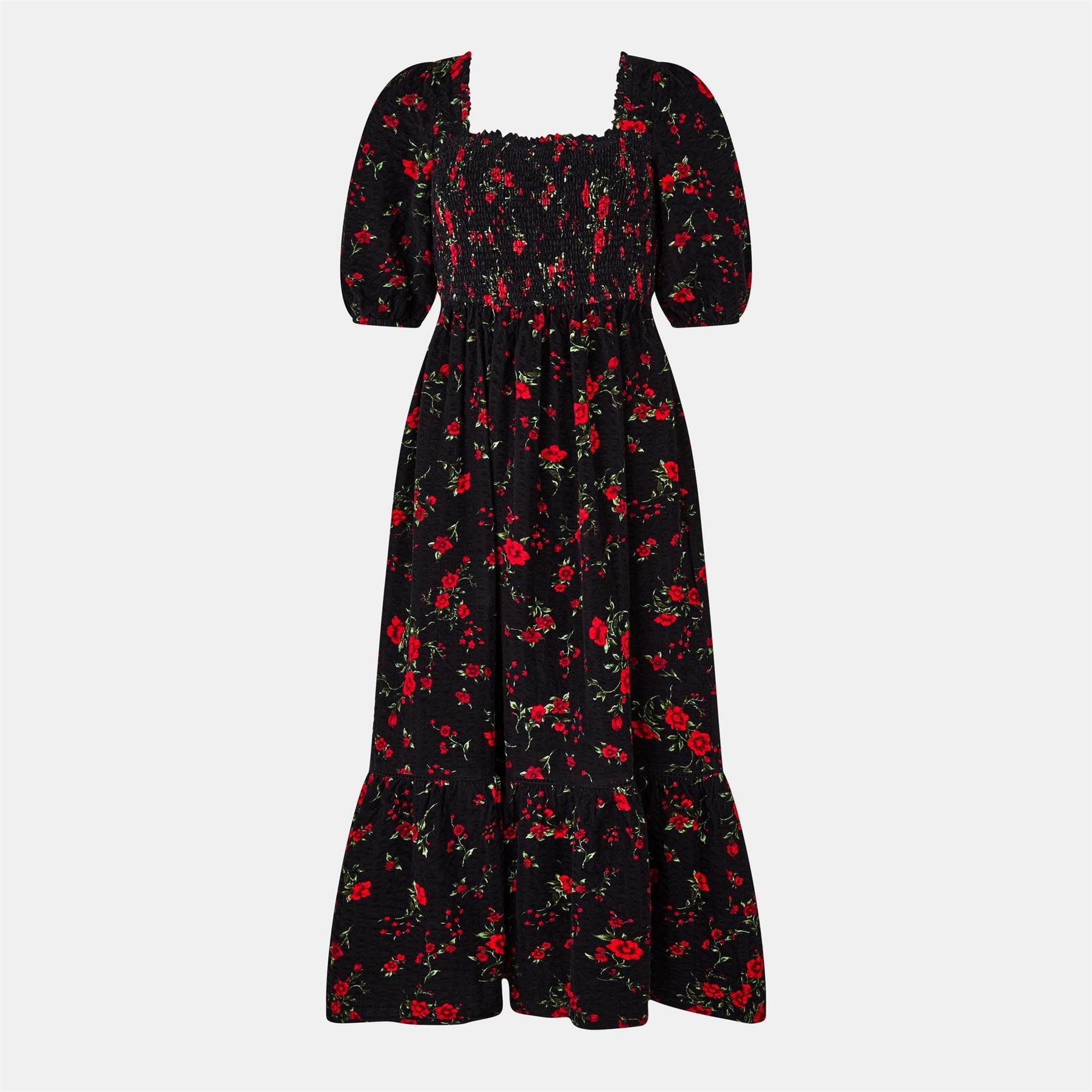 Nobodys Child Elsa Square Neck Midi Dress