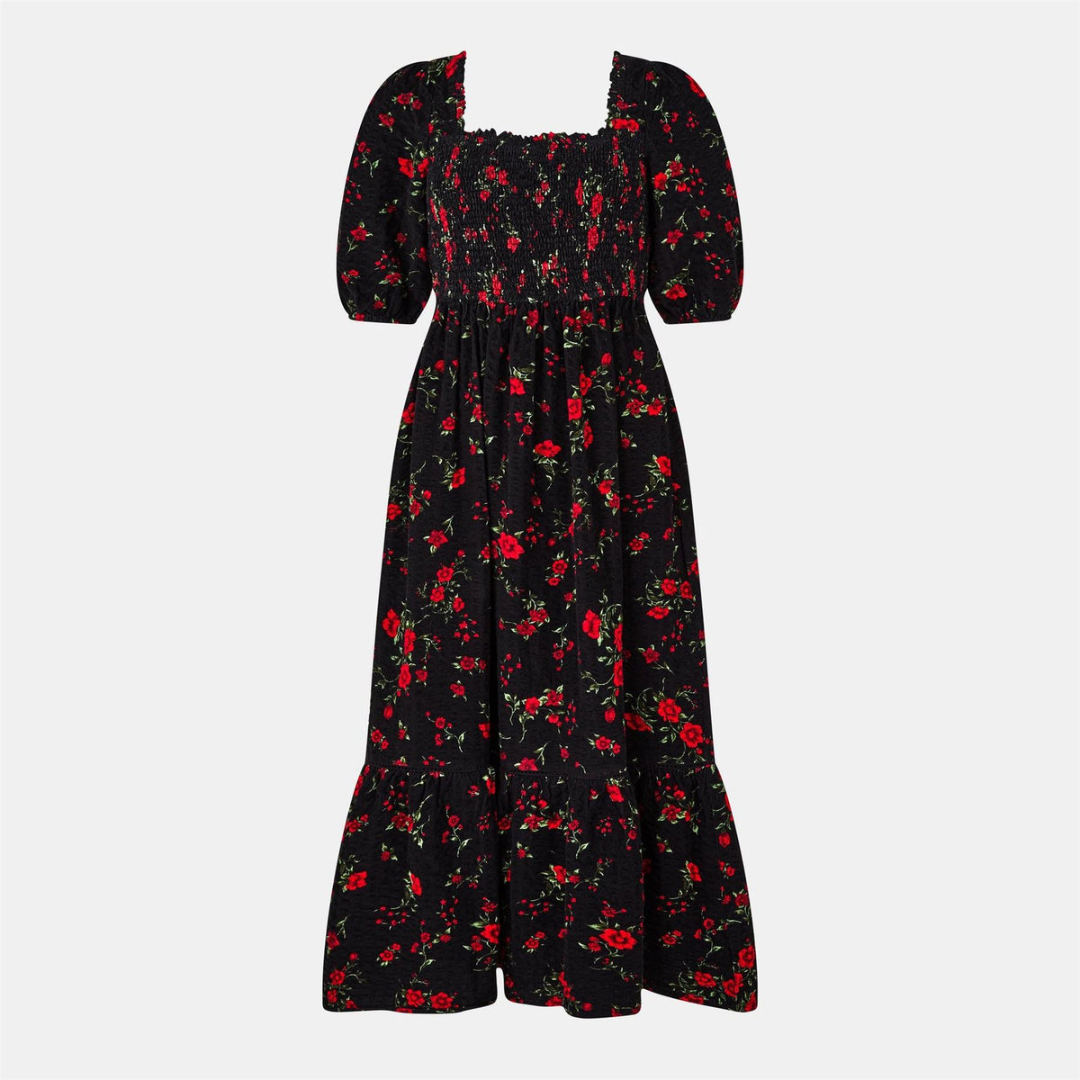 Nobodys Child Elsa Square Neck Midi Dress