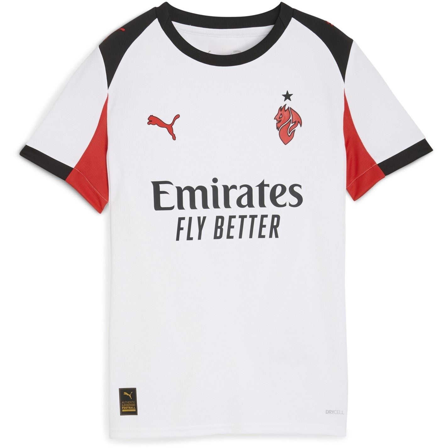 Puma Ac Milan Away Shirt 2025 2026 Juniors