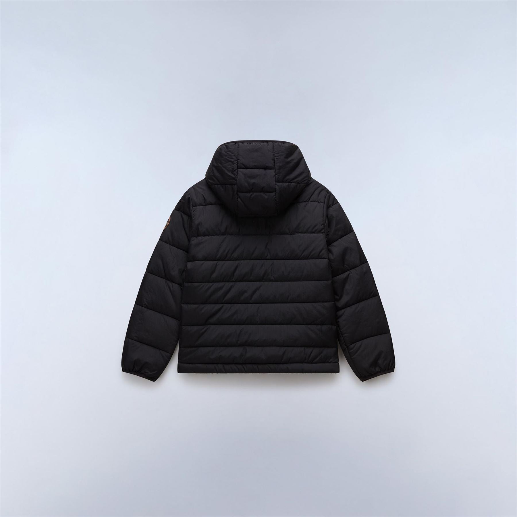 Napapijri Gesar Hooded Solid Patterned Puffer Jacket