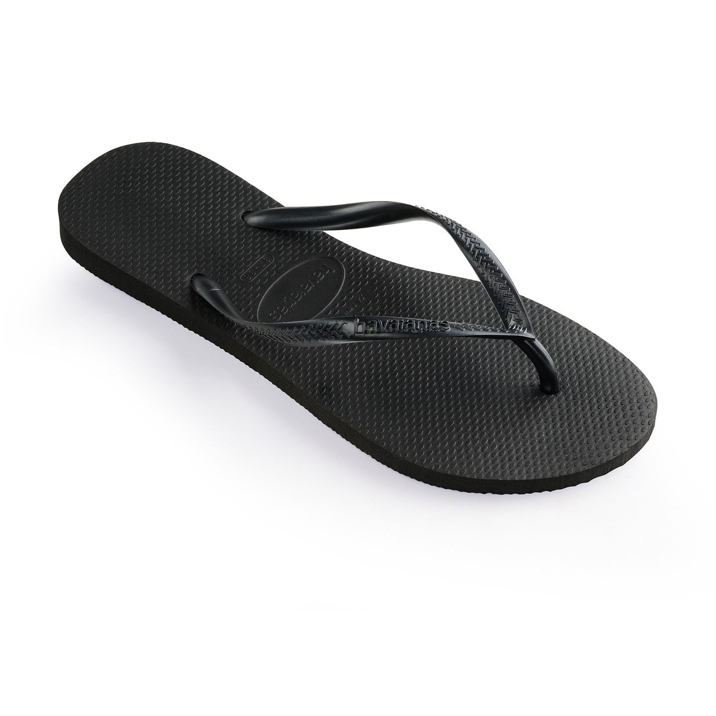 Havaianas Slim Textured Flat Heel Flip Flops