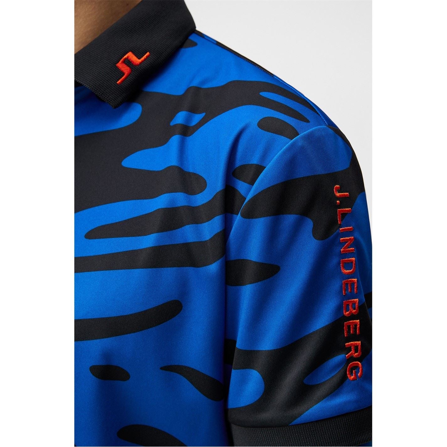 J Lindeberg Golf Short Sleeve Performance Polo Shirt