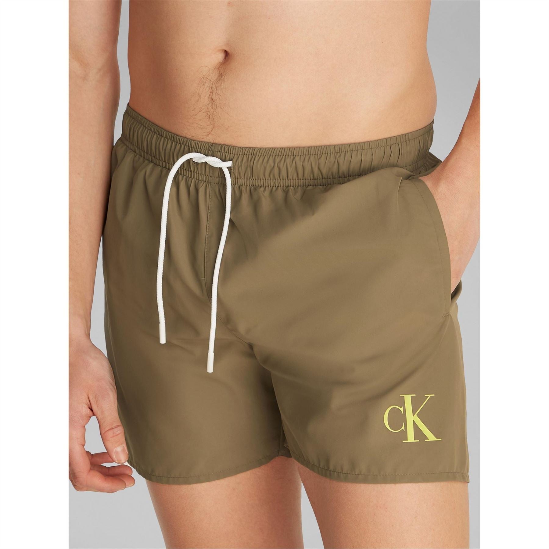 Calvin Klein Medium Drawstring Quick Drying Mid Length Swim Shorts