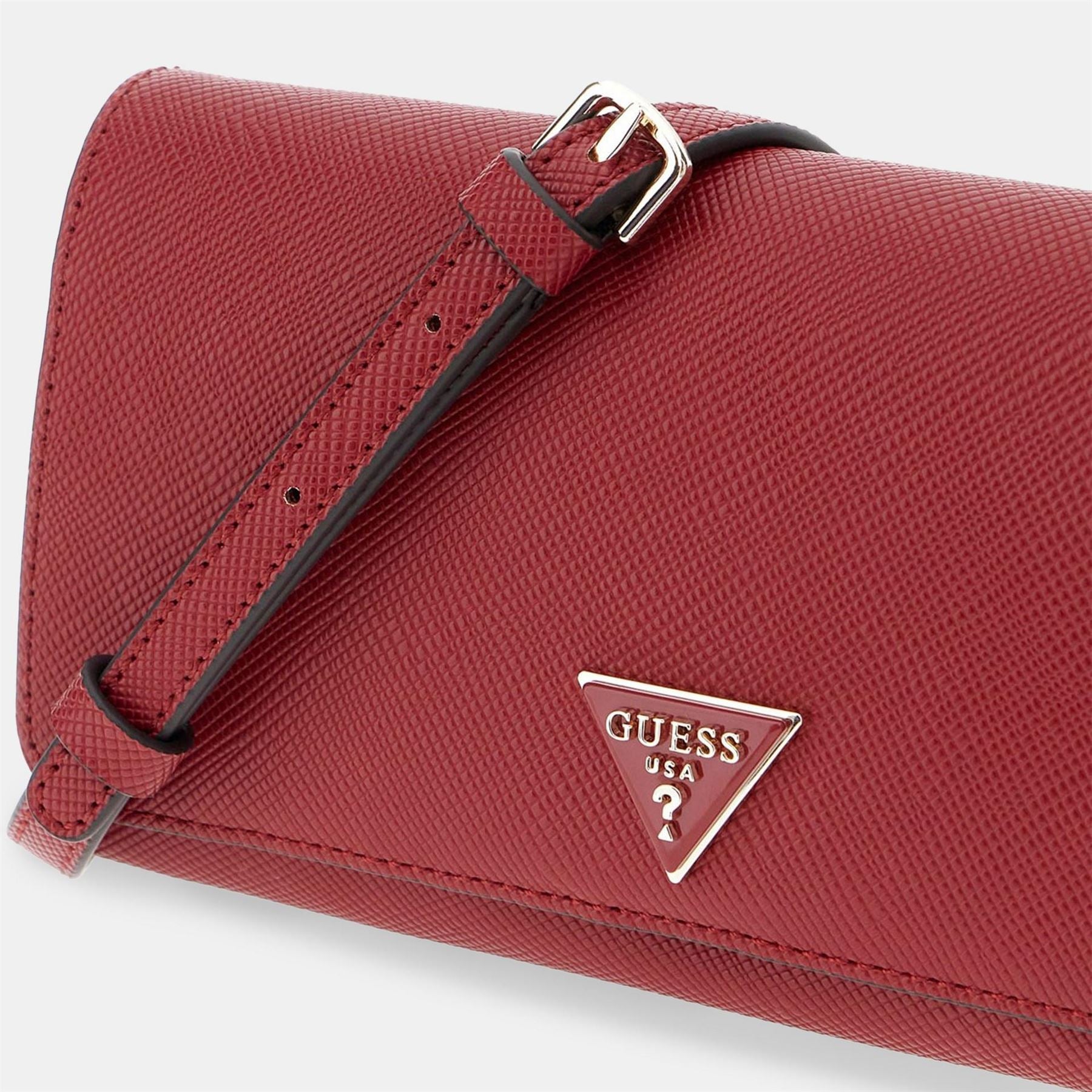 Guess Flip Closure Clutch with Logo