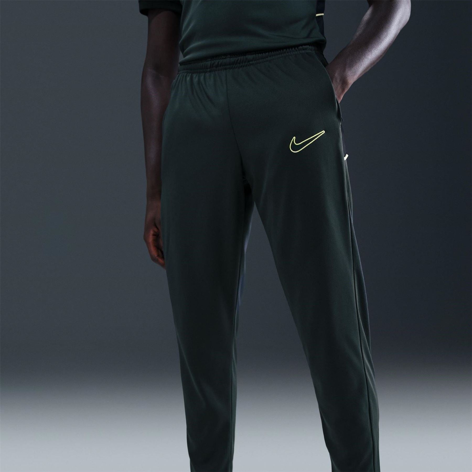 Nike Mens Dri Fit Academy Zippered Football Pants